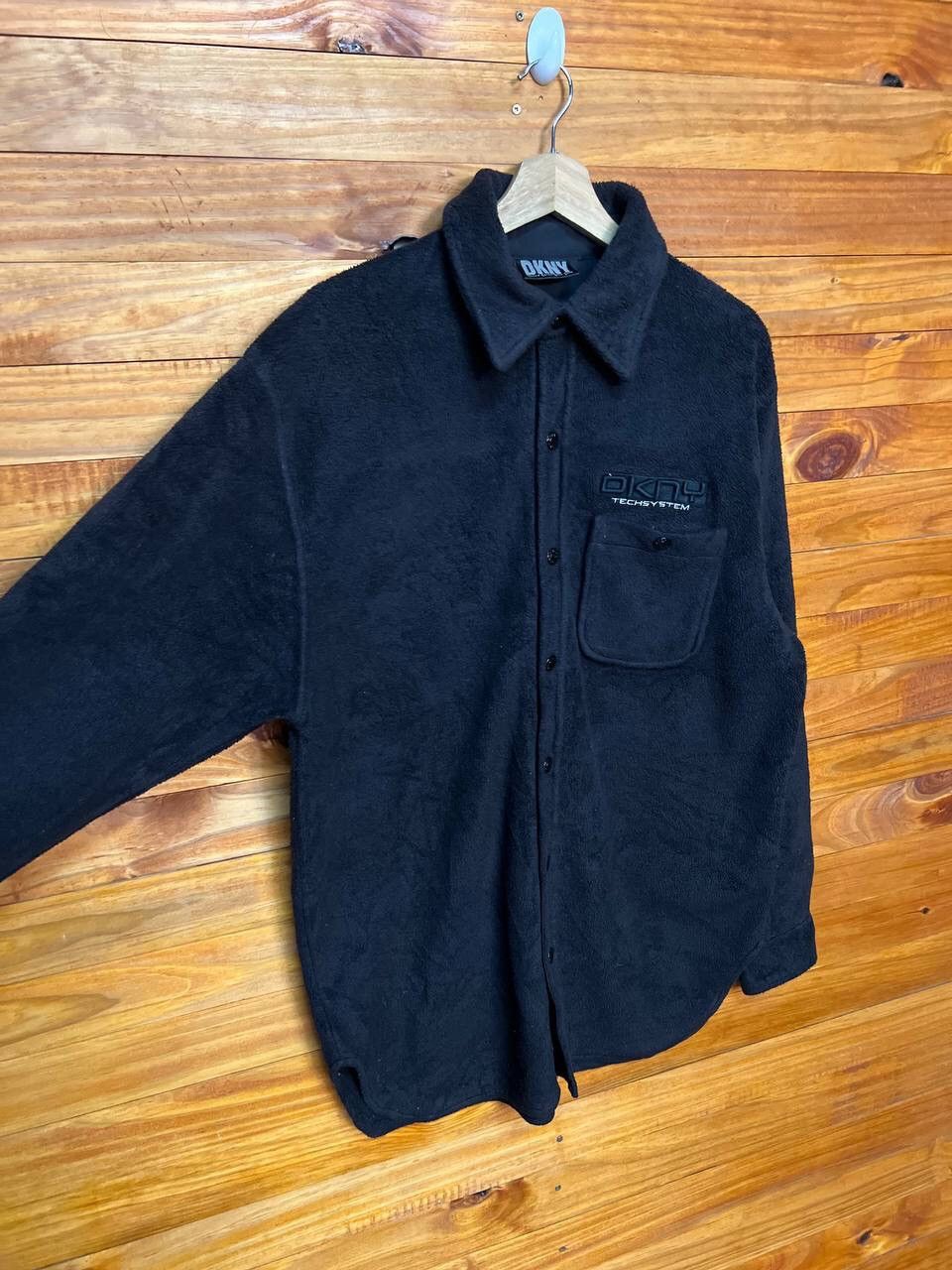 DKNY DKNY BUTTON UP FLEECE SHIRT Size US M / EU 48-50 / 2 - 6 Thumbnail