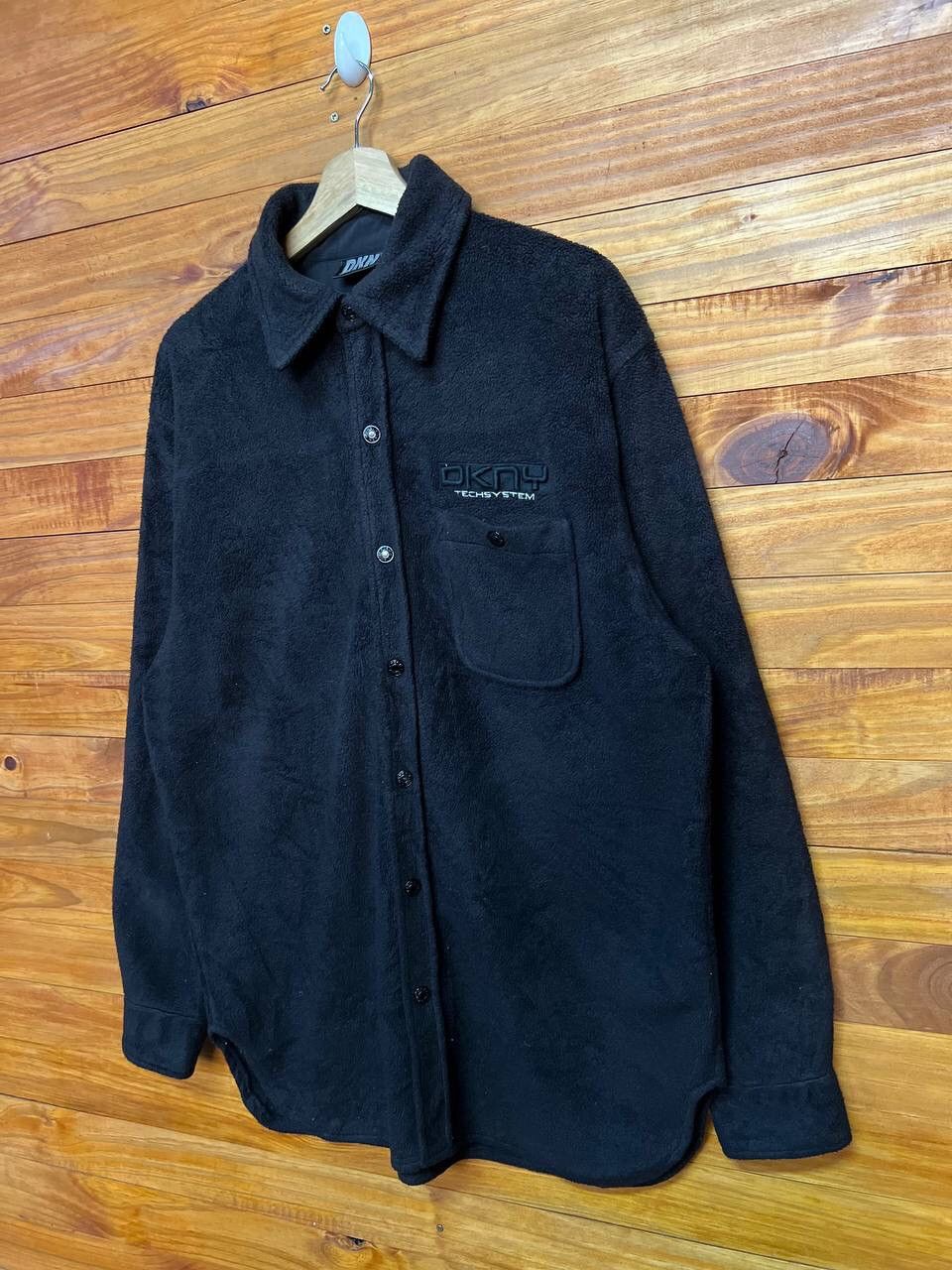 DKNY DKNY BUTTON UP FLEECE SHIRT Size US M / EU 48-50 / 2 - 3 Thumbnail