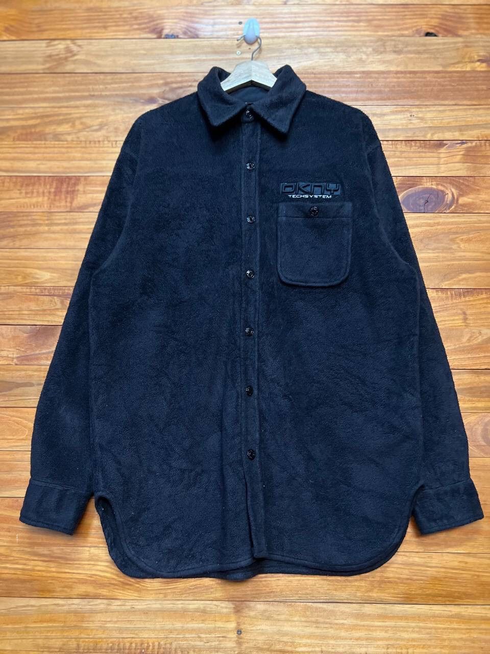 DKNY DKNY BUTTON UP FLEECE SHIRT Size US M / EU 48-50 / 2 - 4 Thumbnail