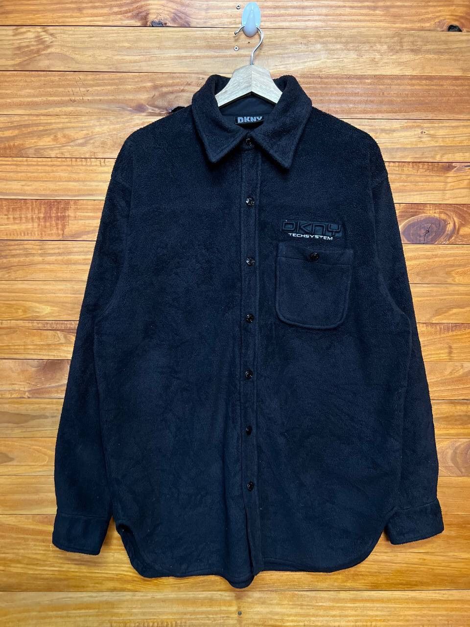 DKNY DKNY BUTTON UP FLEECE SHIRT Size US M / EU 48-50 / 2 - 1 Thumbnail