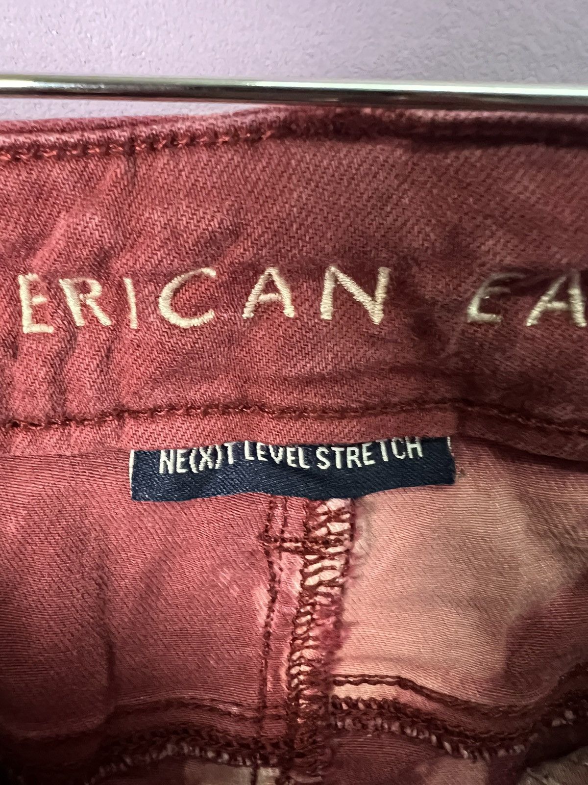 American Eagle Outfitters 🔥Rare Tie Dye American Eagle Stretchable Distressed Denim Size US 31 - 13 Thumbnail
