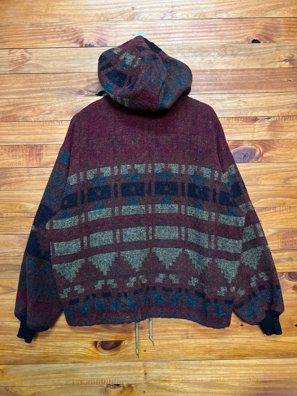 Native VINTAGE NATIVE HOODIE JACKET IN WOOL Size US L / EU 52-54 / 3 - 8 Thumbnail