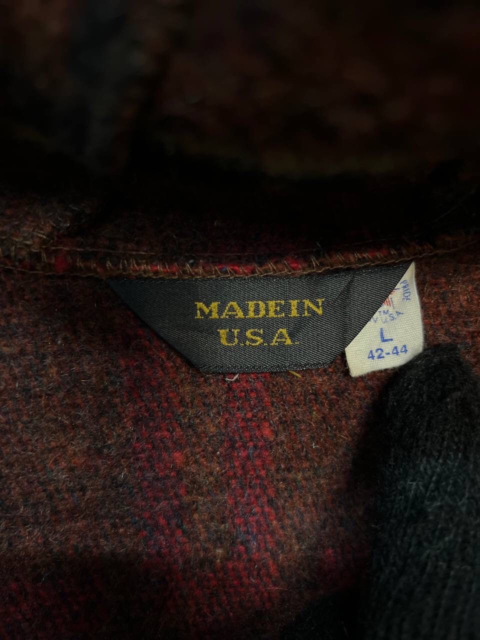 Native VINTAGE NATIVE HOODIE JACKET IN WOOL Size US L / EU 52-54 / 3 - 13 Thumbnail