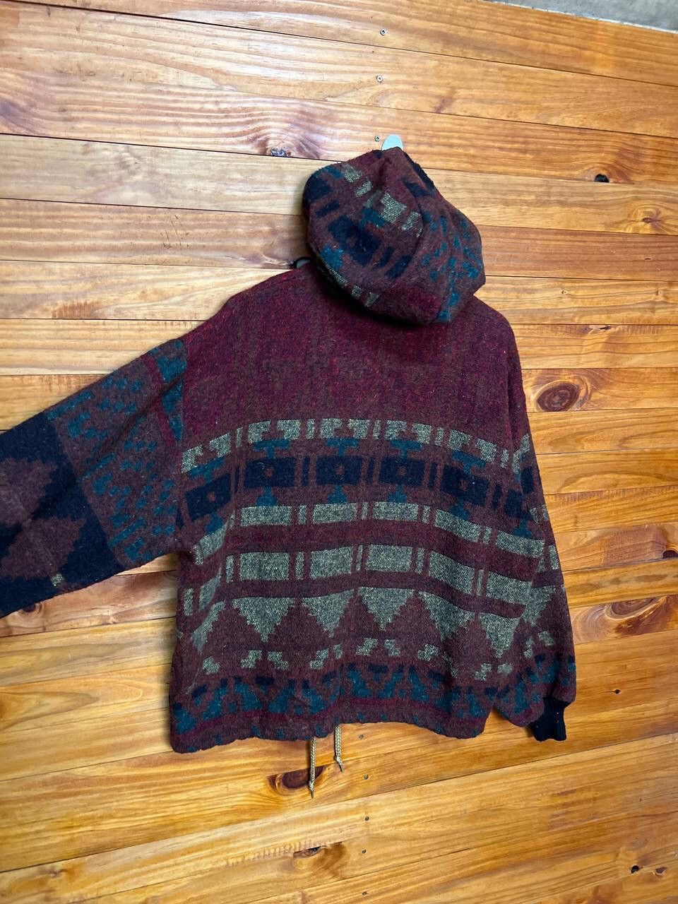 Native VINTAGE NATIVE HOODIE JACKET IN WOOL Size US L / EU 52-54 / 3 - 9 Thumbnail