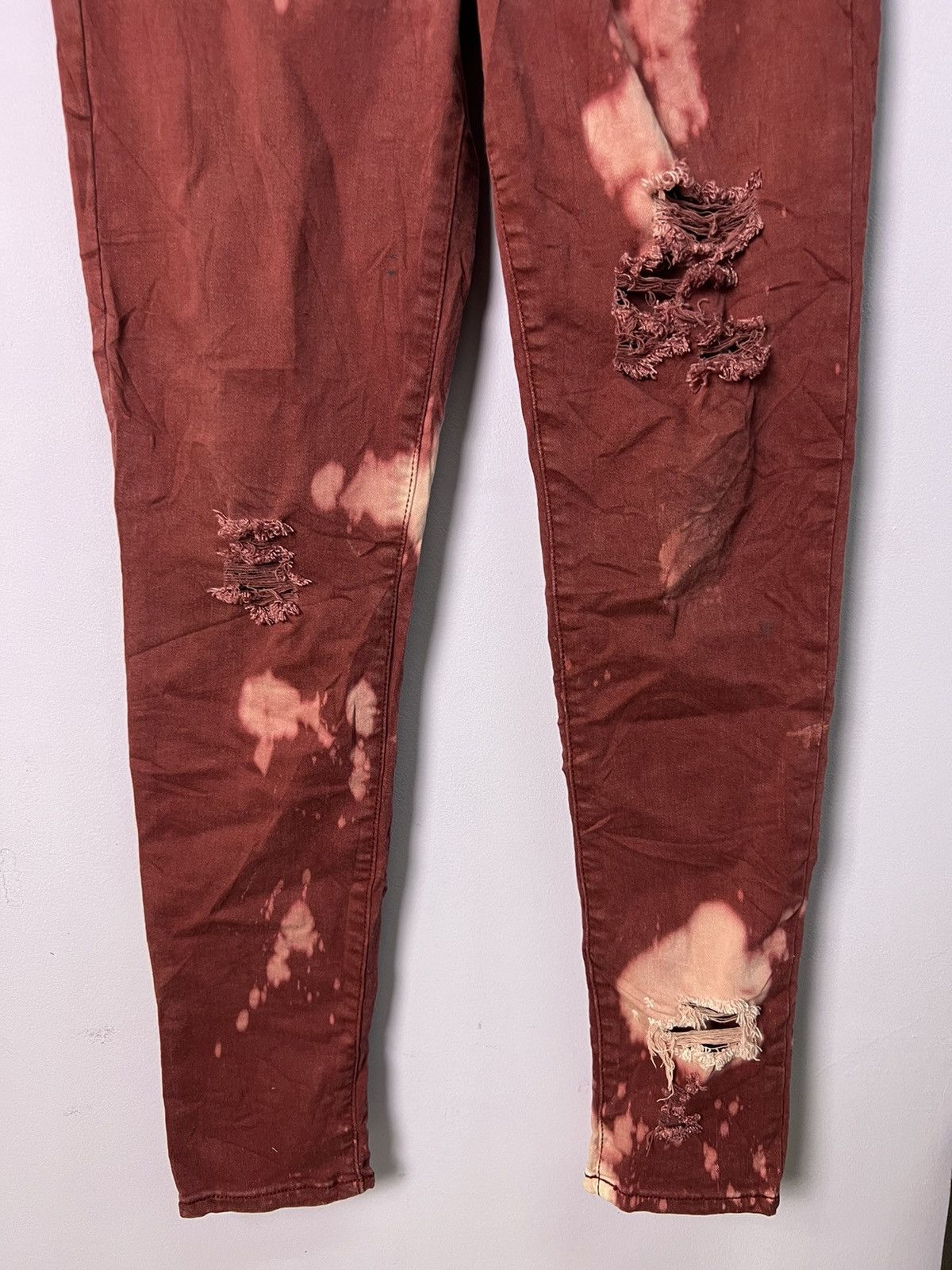 American Eagle Outfitters 🔥Rare Tie Dye American Eagle Stretchable Distressed Denim Size US 31 - 6 Thumbnail