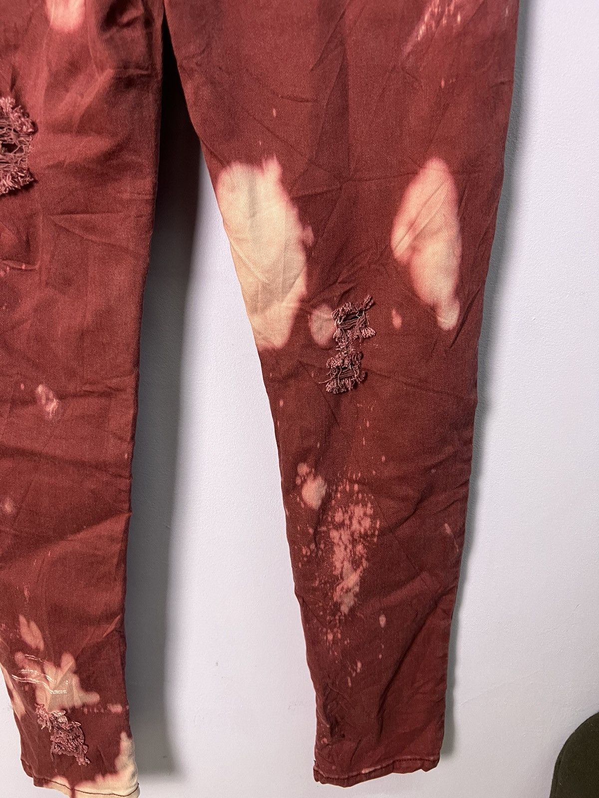 American Eagle Outfitters 🔥Rare Tie Dye American Eagle Stretchable Distressed Denim Size US 31 - 13 Thumbnail
