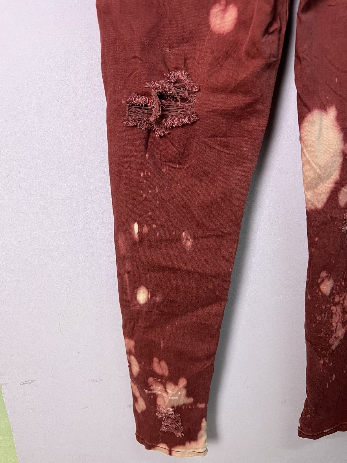 American Eagle Outfitters 🔥Rare Tie Dye American Eagle Stretchable Distressed Denim Size US 31 - 12 Thumbnail
