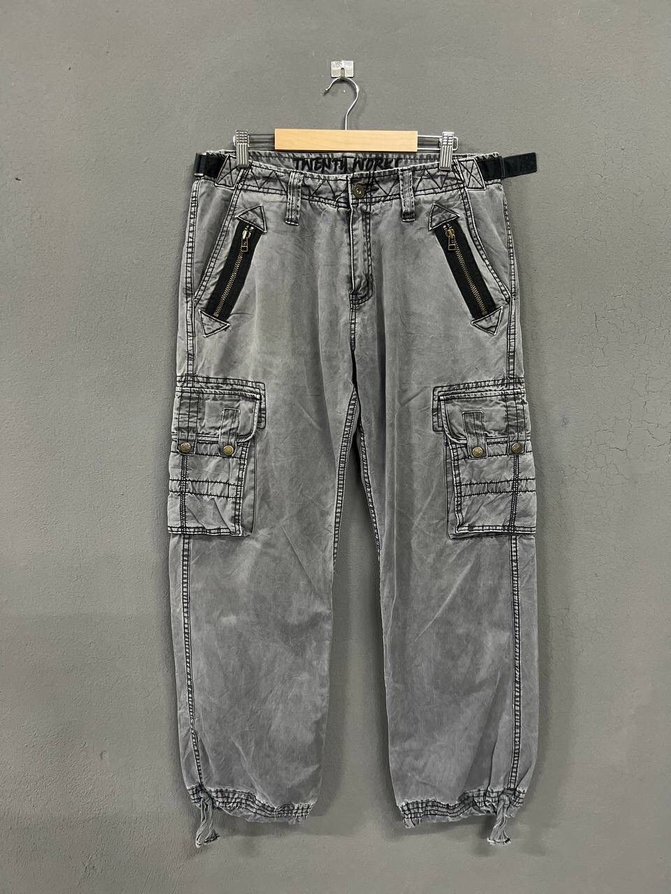 Japanese Brand VINTAGE TWEENTY WORKS CARGO PANTS 6 POCKET Size US 36 / EU 52 - 1 Thumbnail