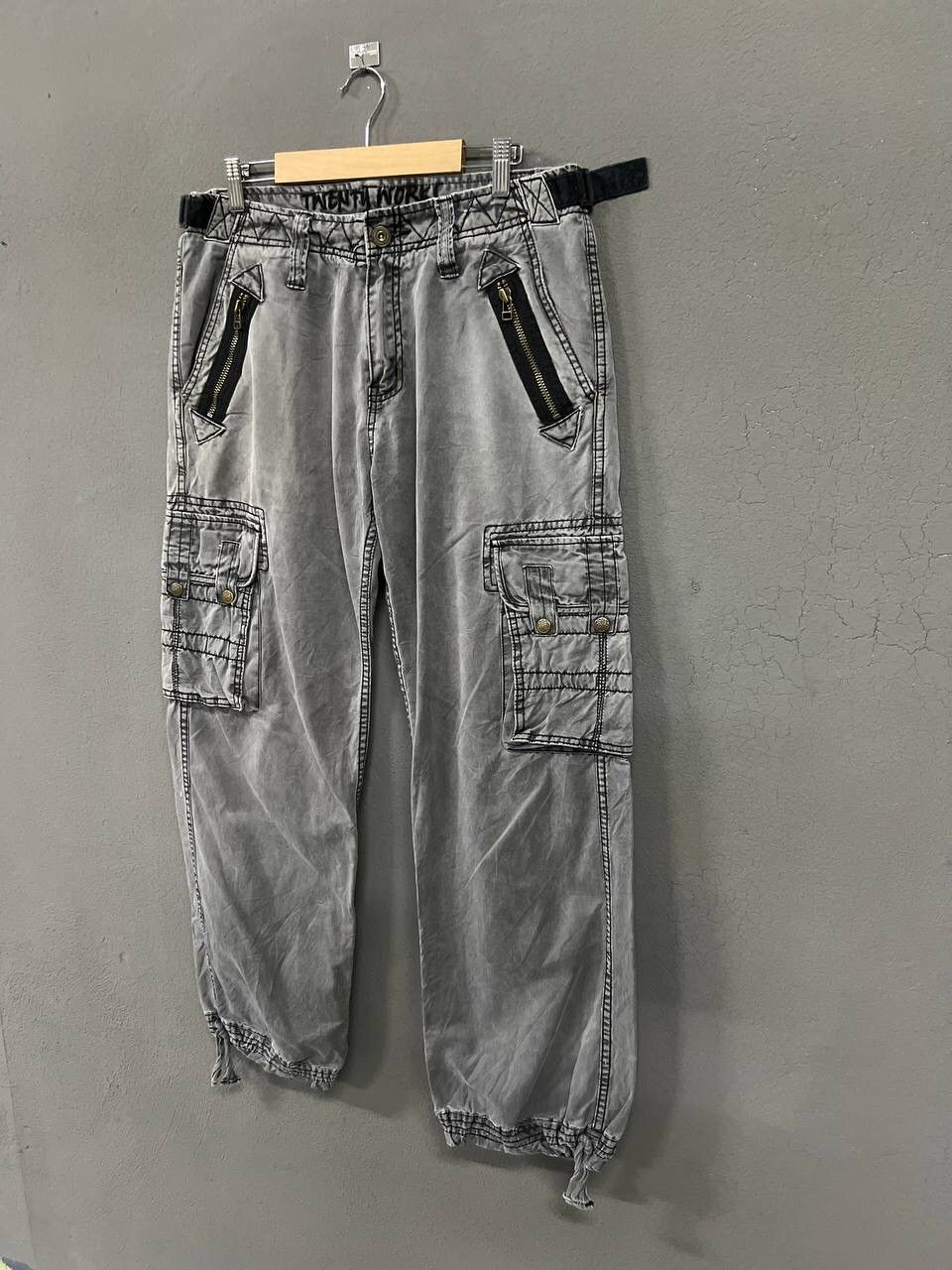 Japanese Brand VINTAGE TWEENTY WORKS CARGO PANTS 6 POCKET Size US 36 / EU 52 - 3 Thumbnail