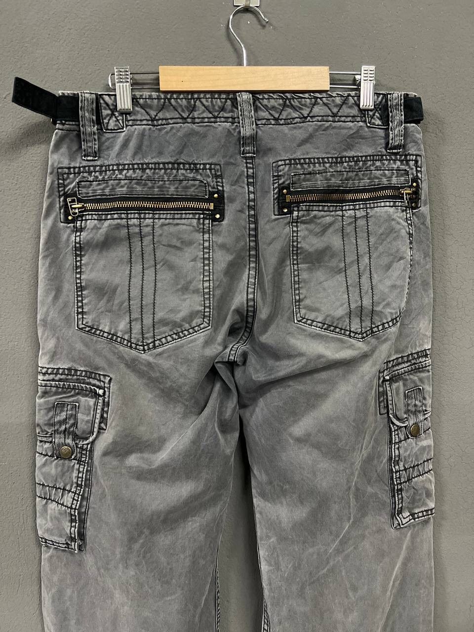 Japanese Brand VINTAGE TWEENTY WORKS CARGO PANTS 6 POCKET Size US 36 / EU 52 - 9 Thumbnail