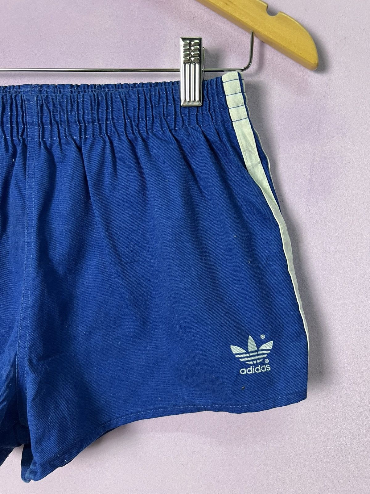 Adidas 🔥Vintage 80s Adidas Trefoil Short Pants Size US 27 - 6 Thumbnail