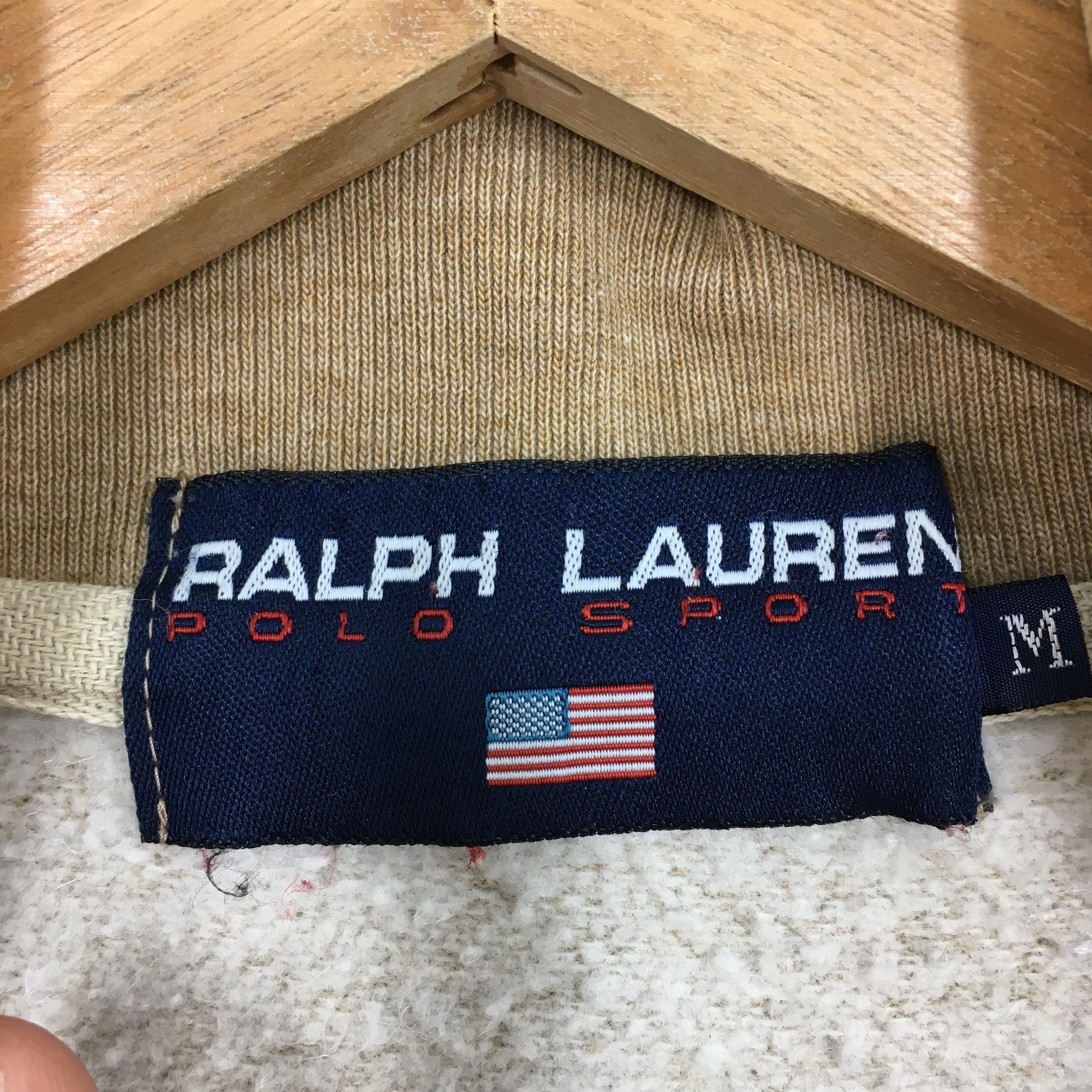 Polo Ralph Lauren Vintage 90s Polo Ralph Lauren Pony Brown Sweatshirts Medium Size US M / EU 48-50 / 2 - 3 Thumbnail