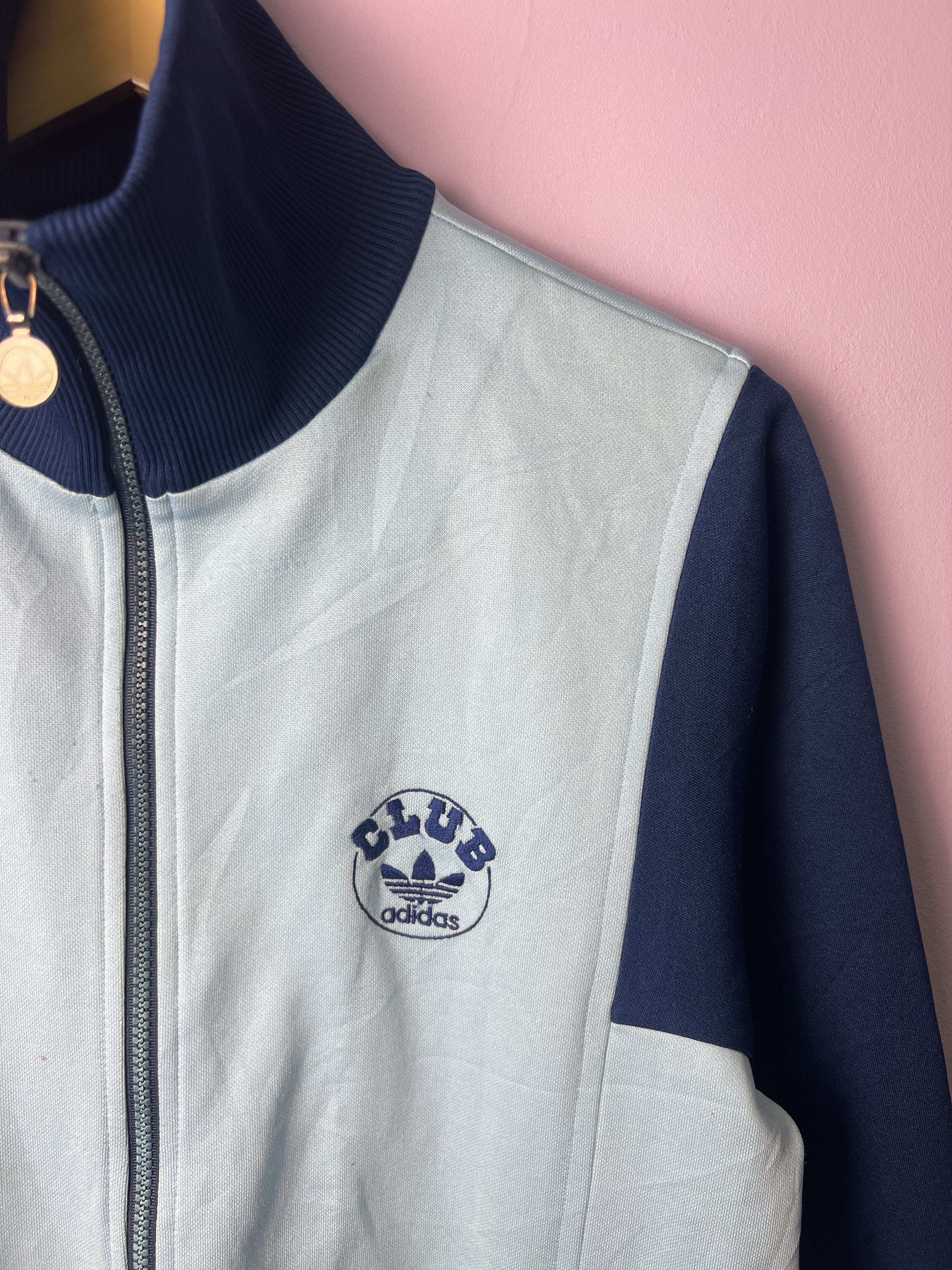 Adidas 🔥Vintage Two Tone Adidas Club Zipper Jackets Size US S / EU 44-46 / 1 - 6 Thumbnail
