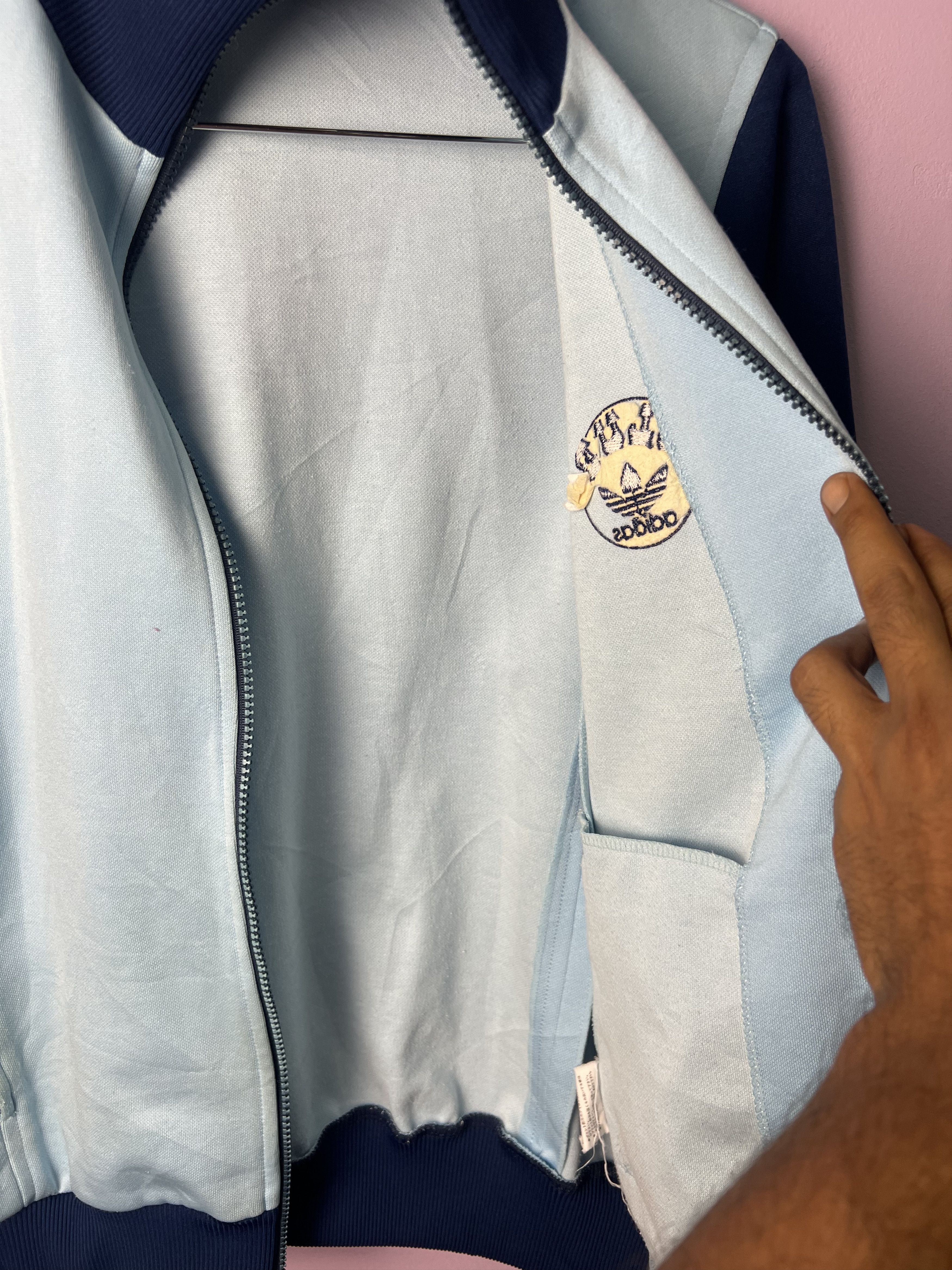 Adidas 🔥Vintage Two Tone Adidas Club Zipper Jackets Size US S / EU 44-46 / 1 - 13 Thumbnail