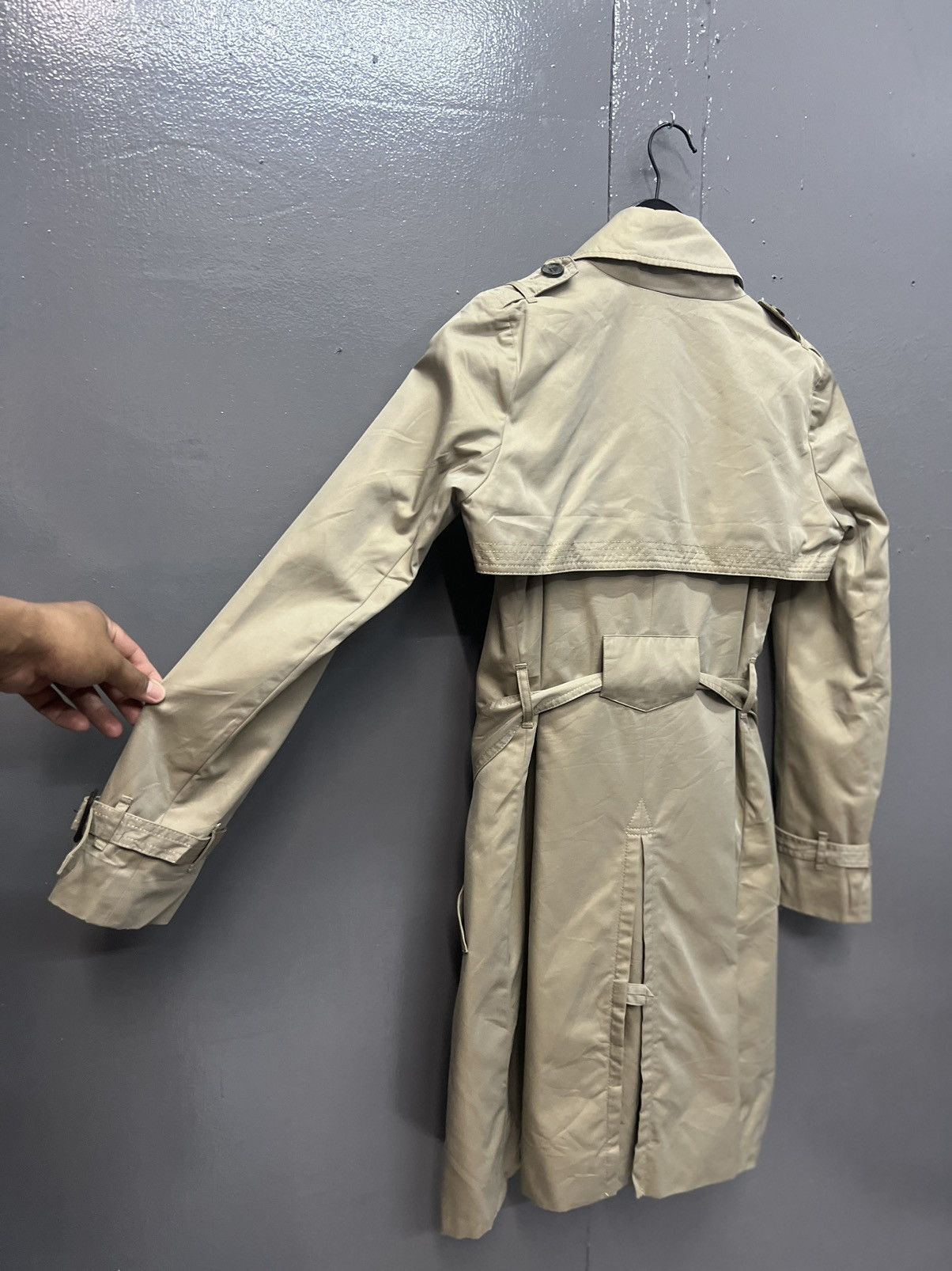 Aquascutum ARCHIVE AQUASCUTUM TRENCH COAT DOUBLE BREAST Size XS / US 0-2 / IT 36-38 - 13 Thumbnail