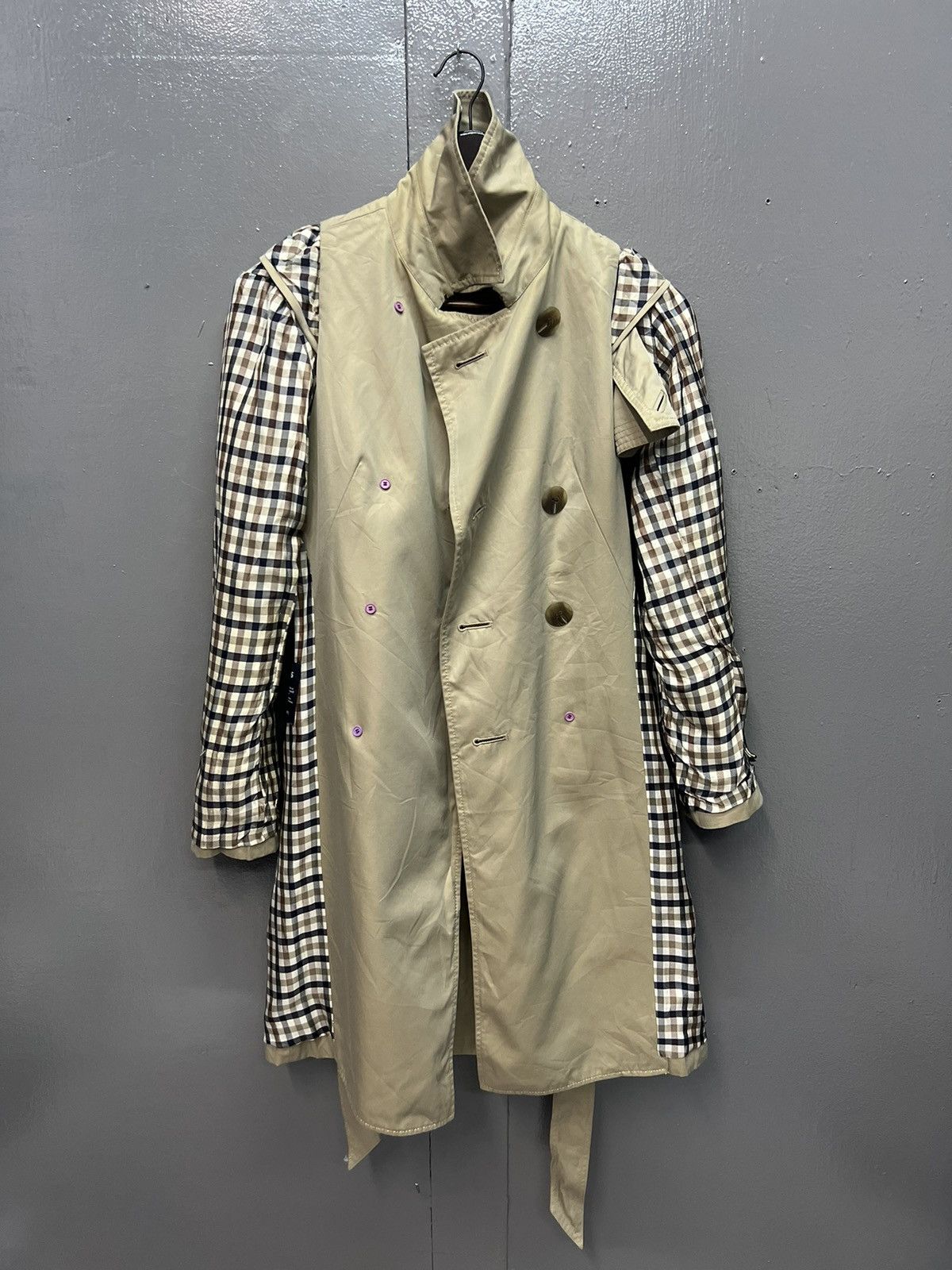 Aquascutum ARCHIVE AQUASCUTUM TRENCH COAT DOUBLE BREAST Size XS / US 0-2 / IT 36-38 - 15 Thumbnail
