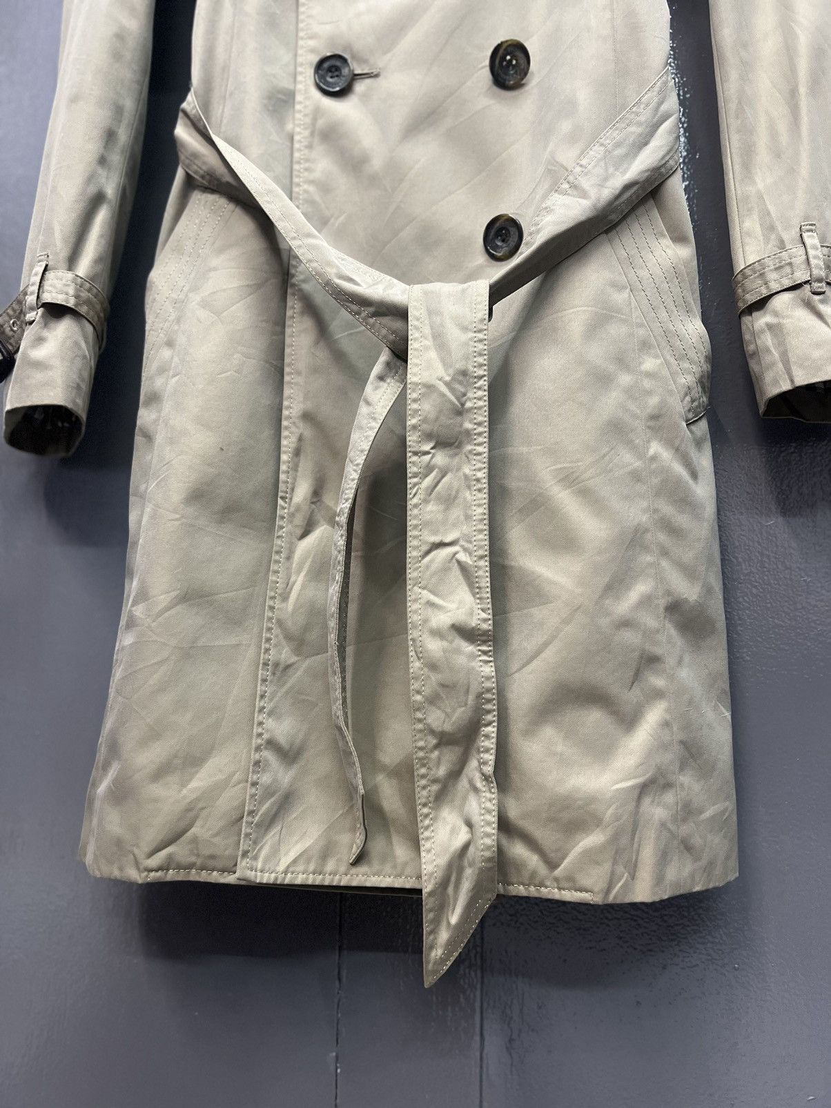 Aquascutum ARCHIVE AQUASCUTUM TRENCH COAT DOUBLE BREAST Size XS / US 0-2 / IT 36-38 - 6 Thumbnail