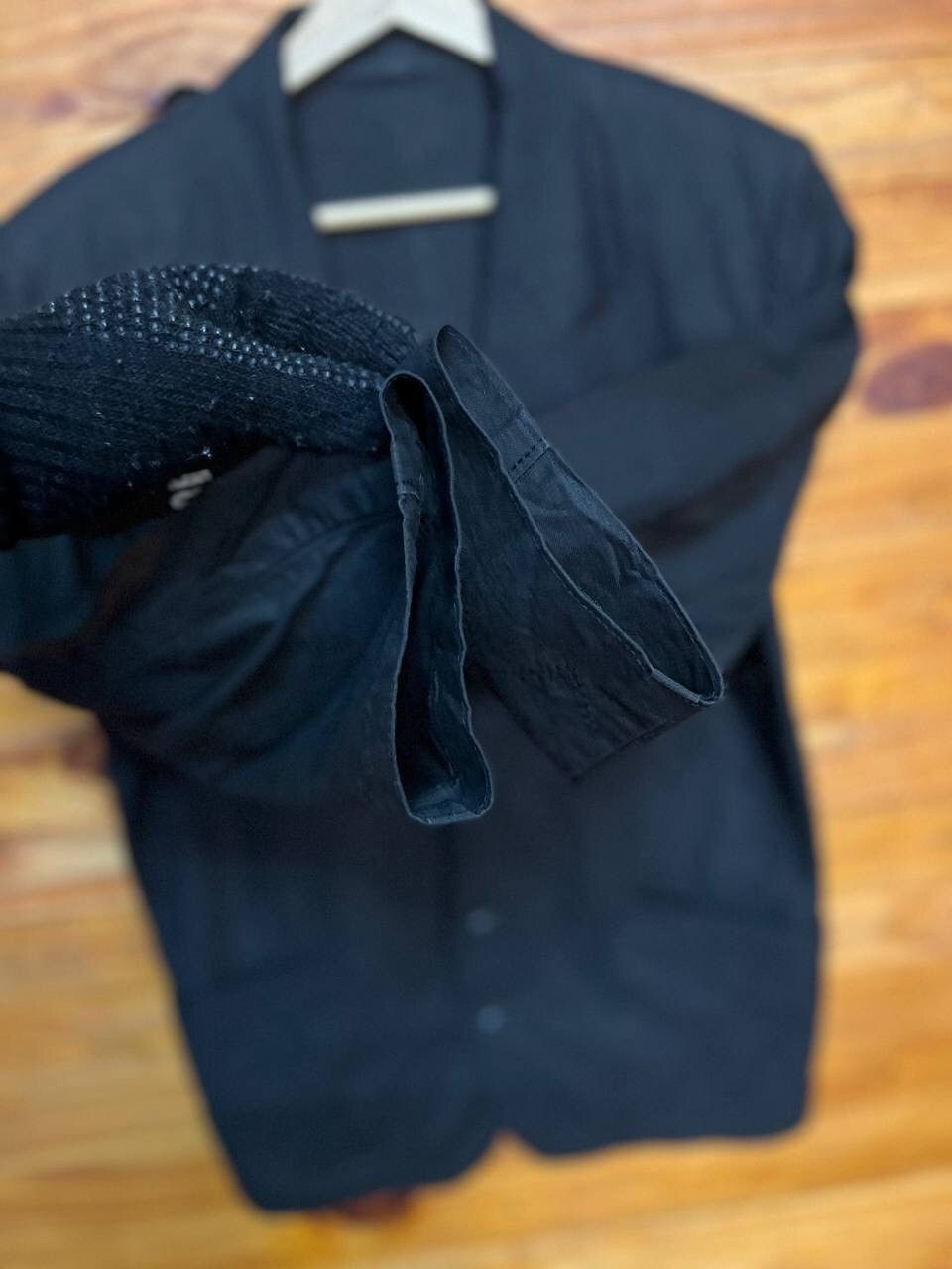 Issey Miyake VINTAGE ISSEY MIYAKE SASHIKO STICH BLAZERS Size 44S - 3 Thumbnail