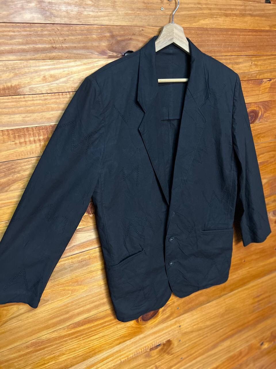 Issey Miyake VINTAGE ISSEY MIYAKE SASHIKO STICH BLAZERS Size 44S - 4 Thumbnail