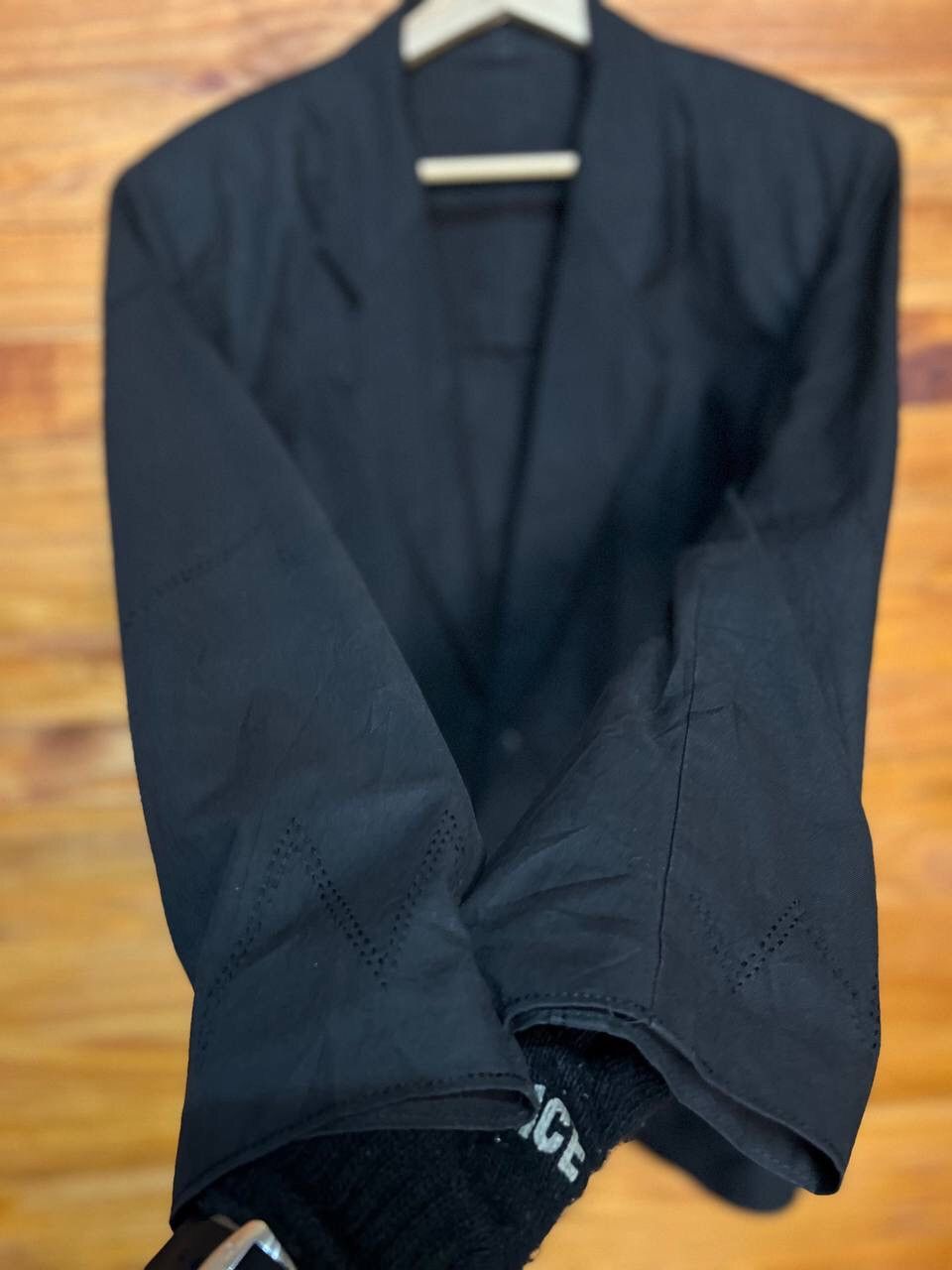 Issey Miyake VINTAGE ISSEY MIYAKE SASHIKO STICH BLAZERS Size 44S - 2 Thumbnail
