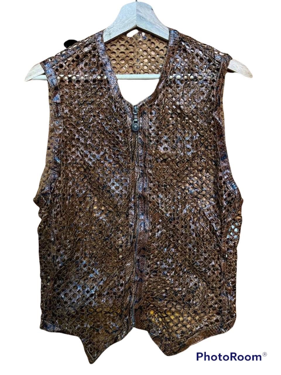 ARCHIVE🔥GIANNI VERSACE LEATHER VEST