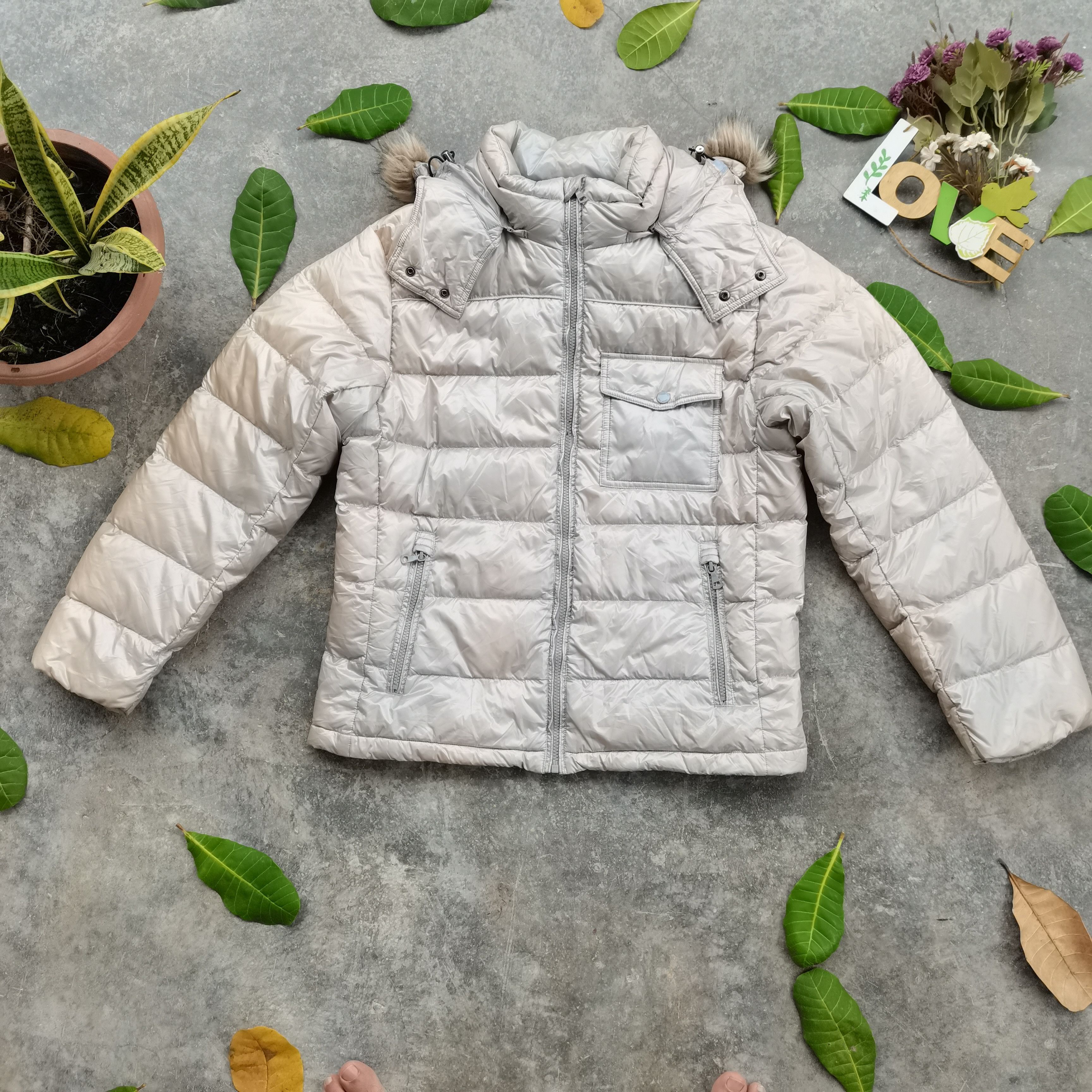 Uniqlo Archive🔥 UNIQLO Puffer Jacket With Hoodie Size US L / EU 52-54 / 3 - 2 Thumbnail