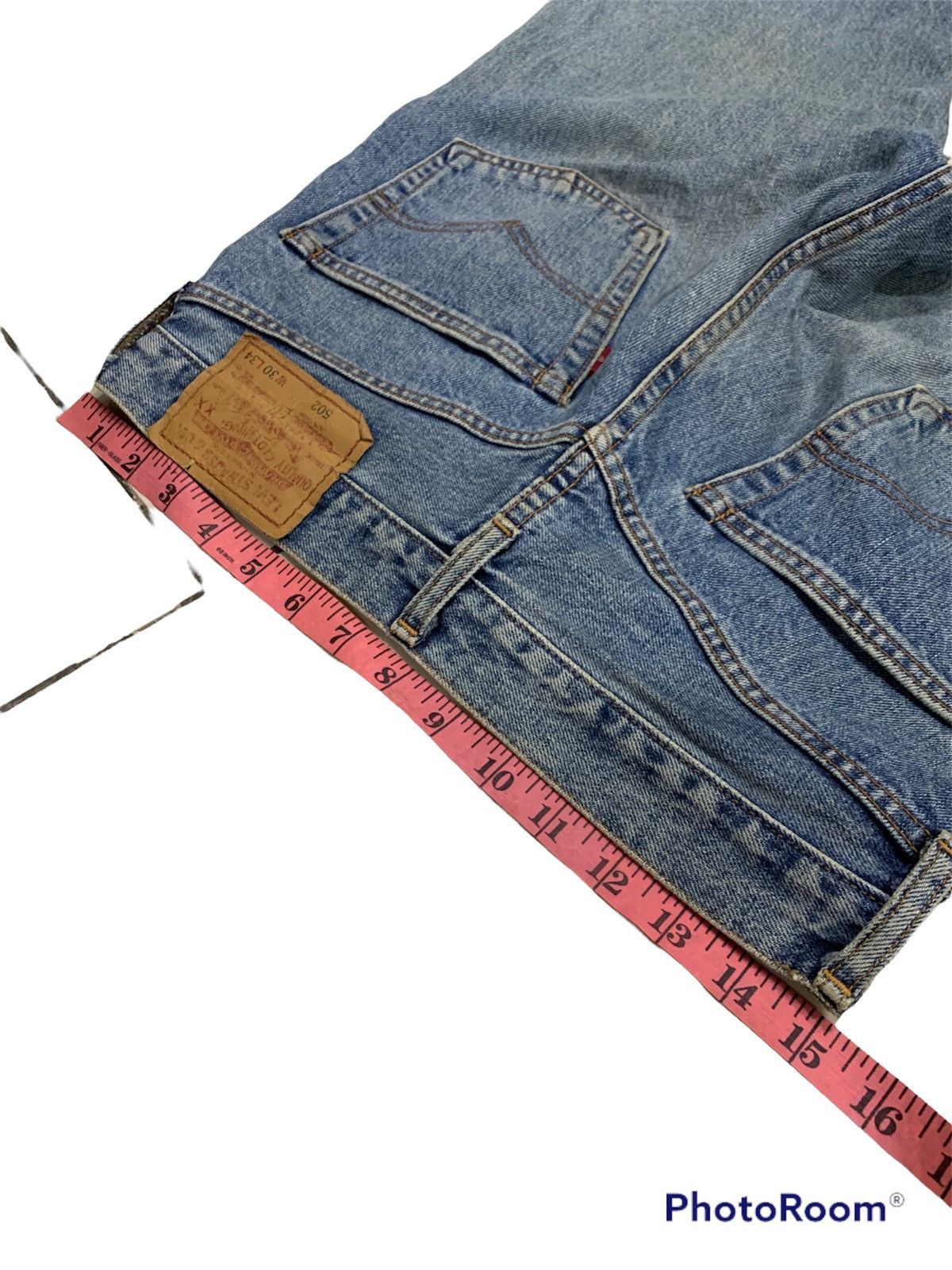 Levi's VINTAGE 1994 502XX BIG E SELVEDGE JEANS Size US 30 / EU 46 - 14 Thumbnail