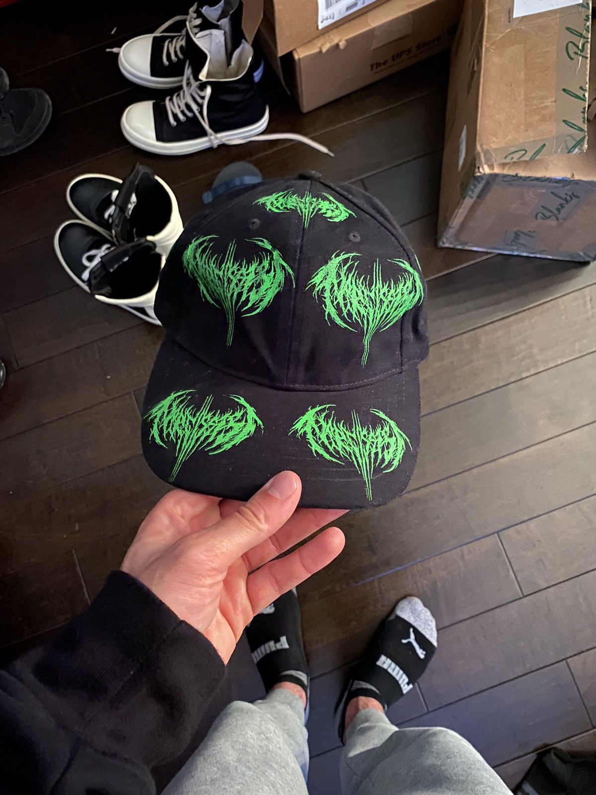 Playboi Carti Narcissist Hat Green | Grailed