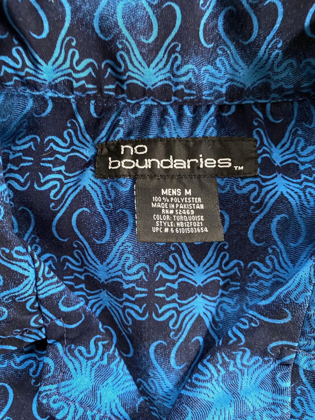 Vintage Vintage 90’s No Boundaries Tribal Dragons Poly Button Up Size US M / EU 48-50 / 2 - 7 Thumbnail