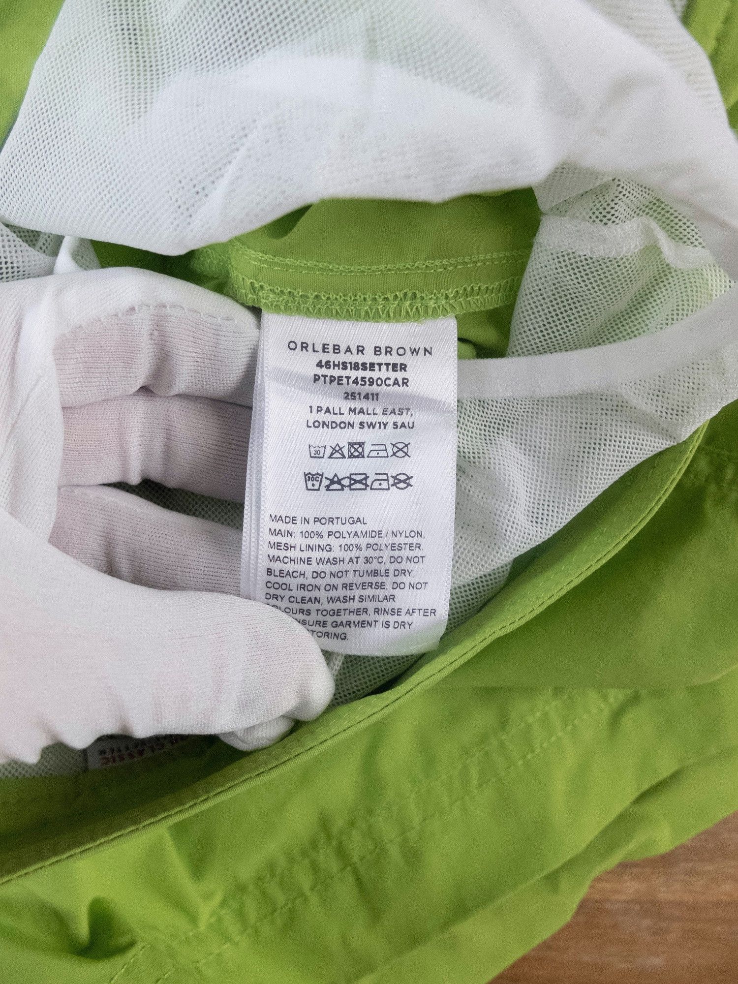 Orlebar Brown ORLEBAR BROWN Bulldog solid fern green swim shorts 38 - NWT Size US 38 / EU 54 - 8 Thumbnail