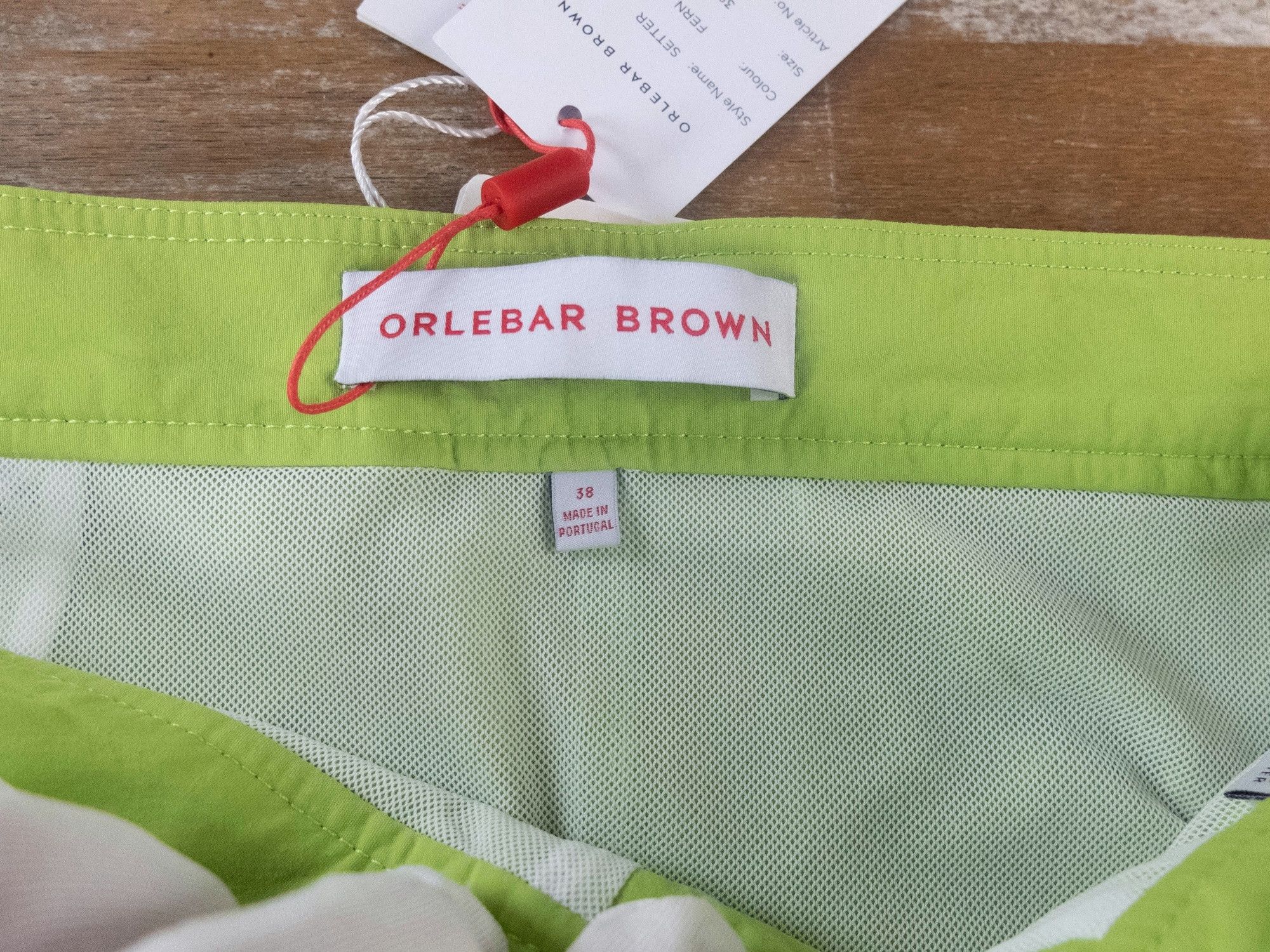 Orlebar Brown ORLEBAR BROWN Bulldog solid fern green swim shorts 38 - NWT Size US 38 / EU 54 - 7 Thumbnail