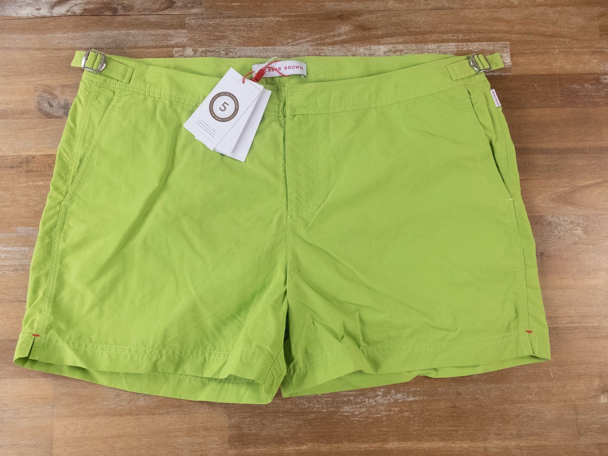 Orlebar Brown ORLEBAR BROWN Bulldog solid fern green swim shorts 38 - NWT Size US 38 / EU 54 - 1 Thumbnail