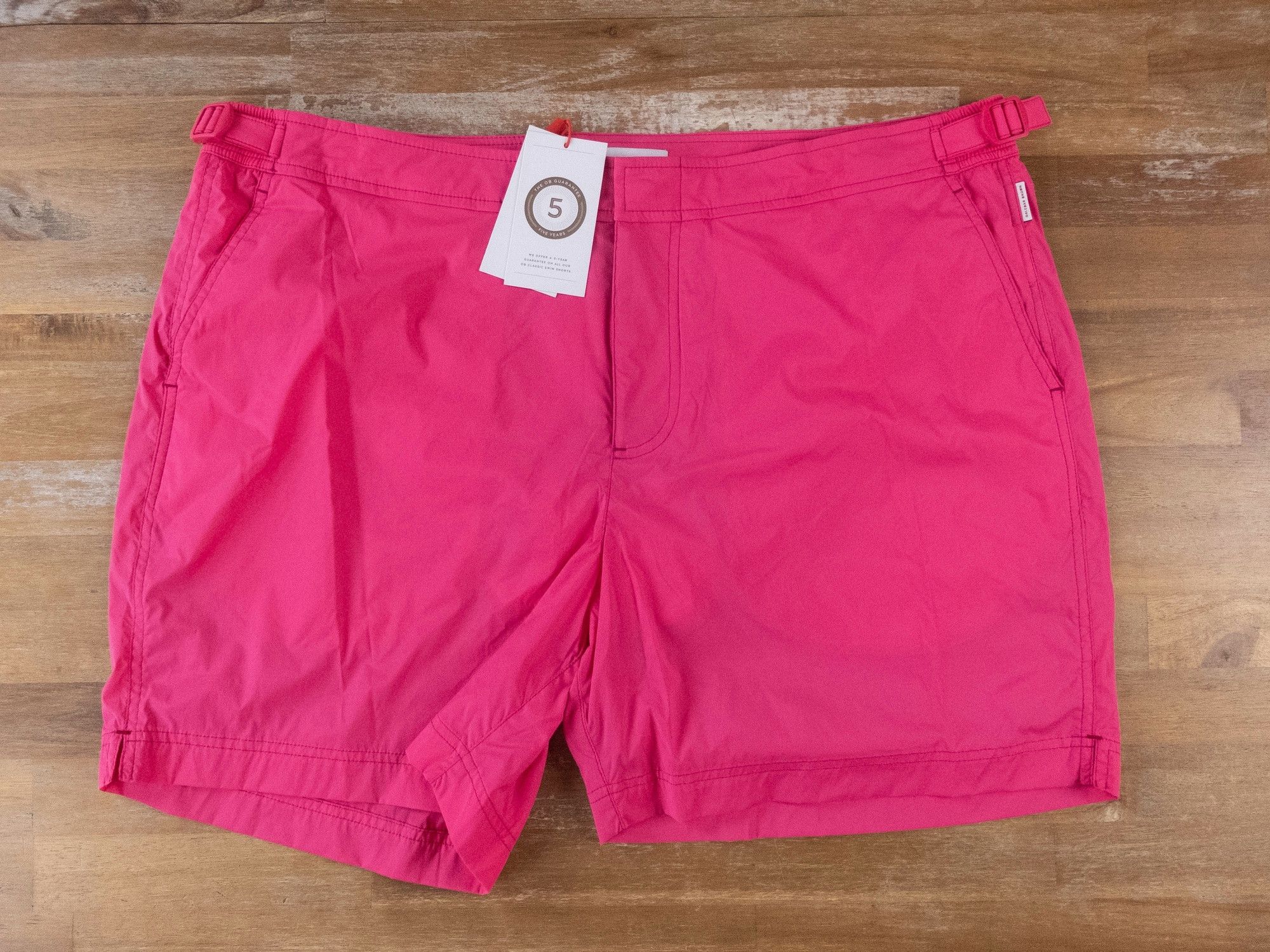 image of Orlebar Brown Bulldog Sport Fuchsia Pink Swim Shorts 38, Men's