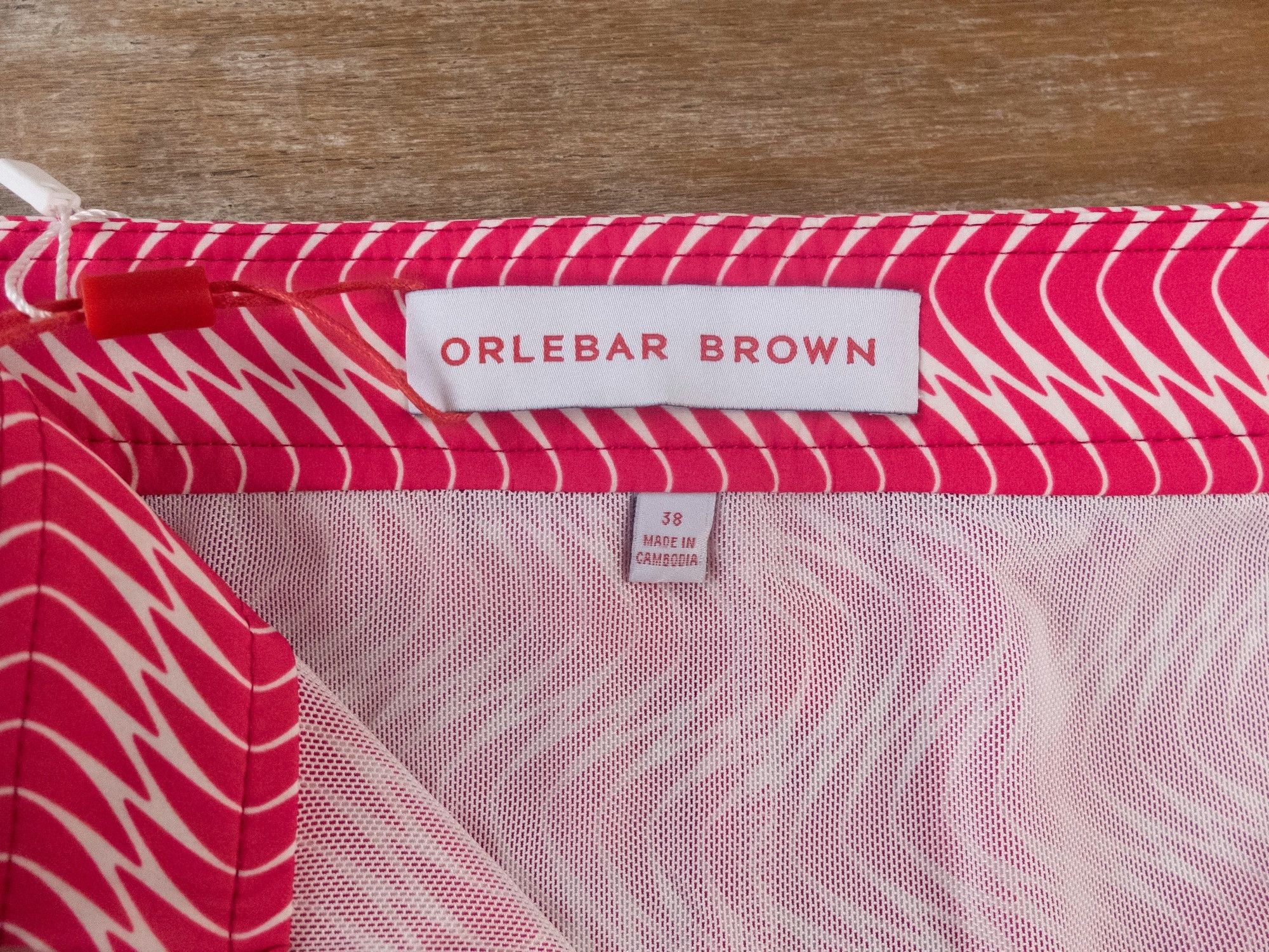 Orlebar Brown ORLEBAR BROWN Bulldog fuchsia pink swirl swim shorts 38 Size US 38 / EU 54 - 5 Thumbnail