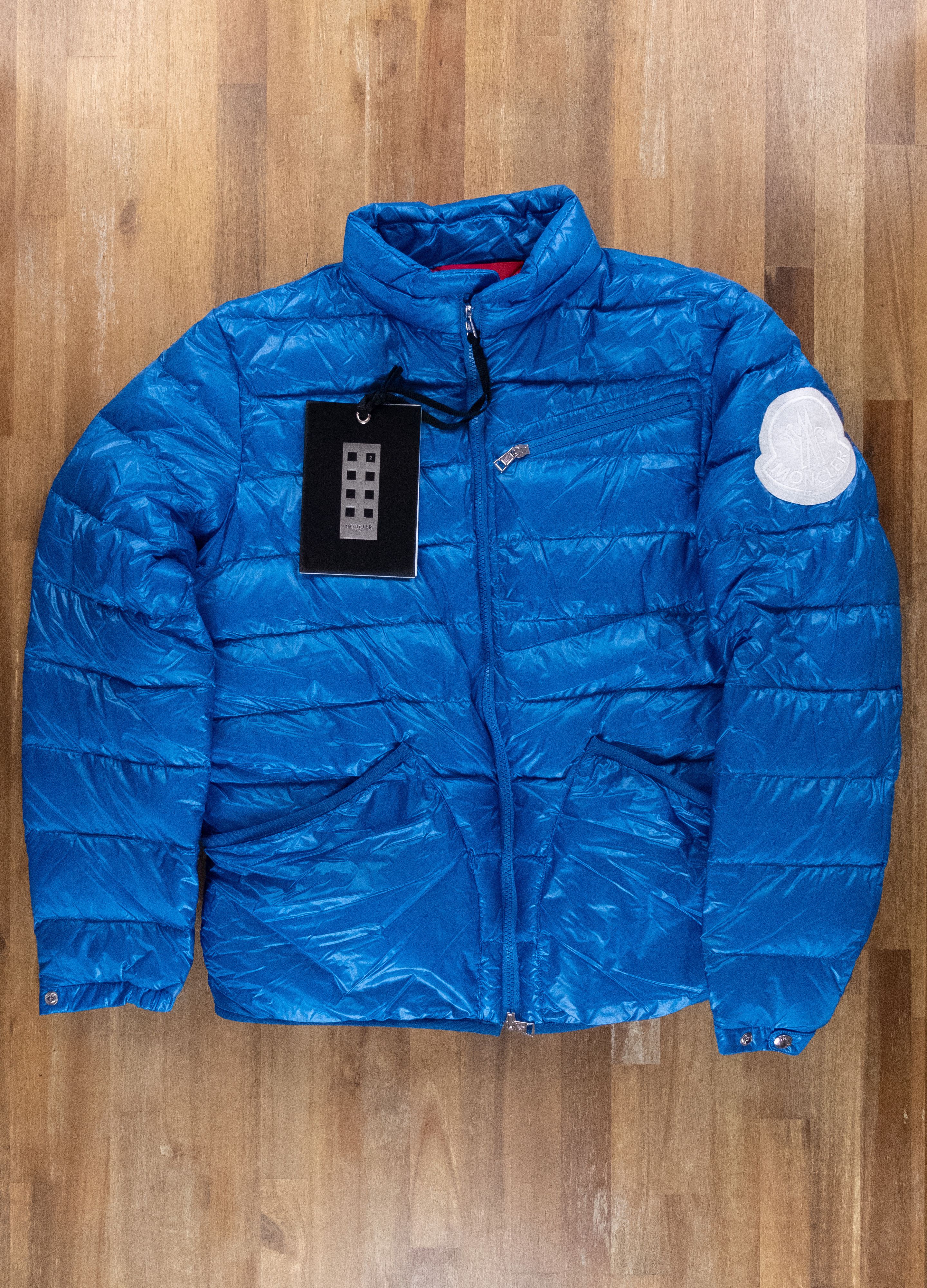 image of Moncler Genius Moncler 1952 Genius Liam Blue Quilted Down Jacket - / 5, Men's (Size 2XL)