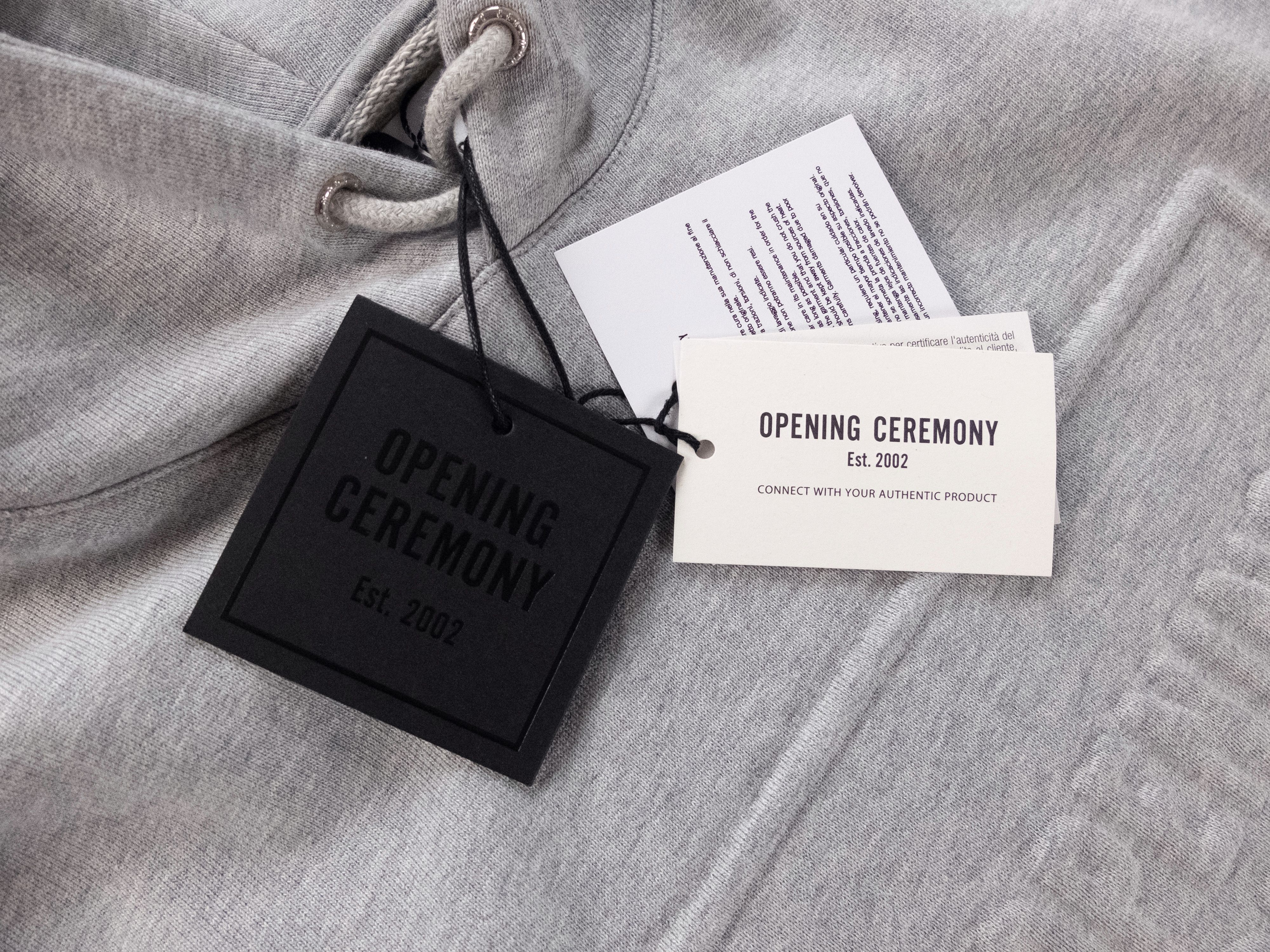 Opening Ceremony OPENING CEREMONY gray box slim sweatshirt hoodie - Medium Size US M / EU 48-50 / 2 - 5 Thumbnail