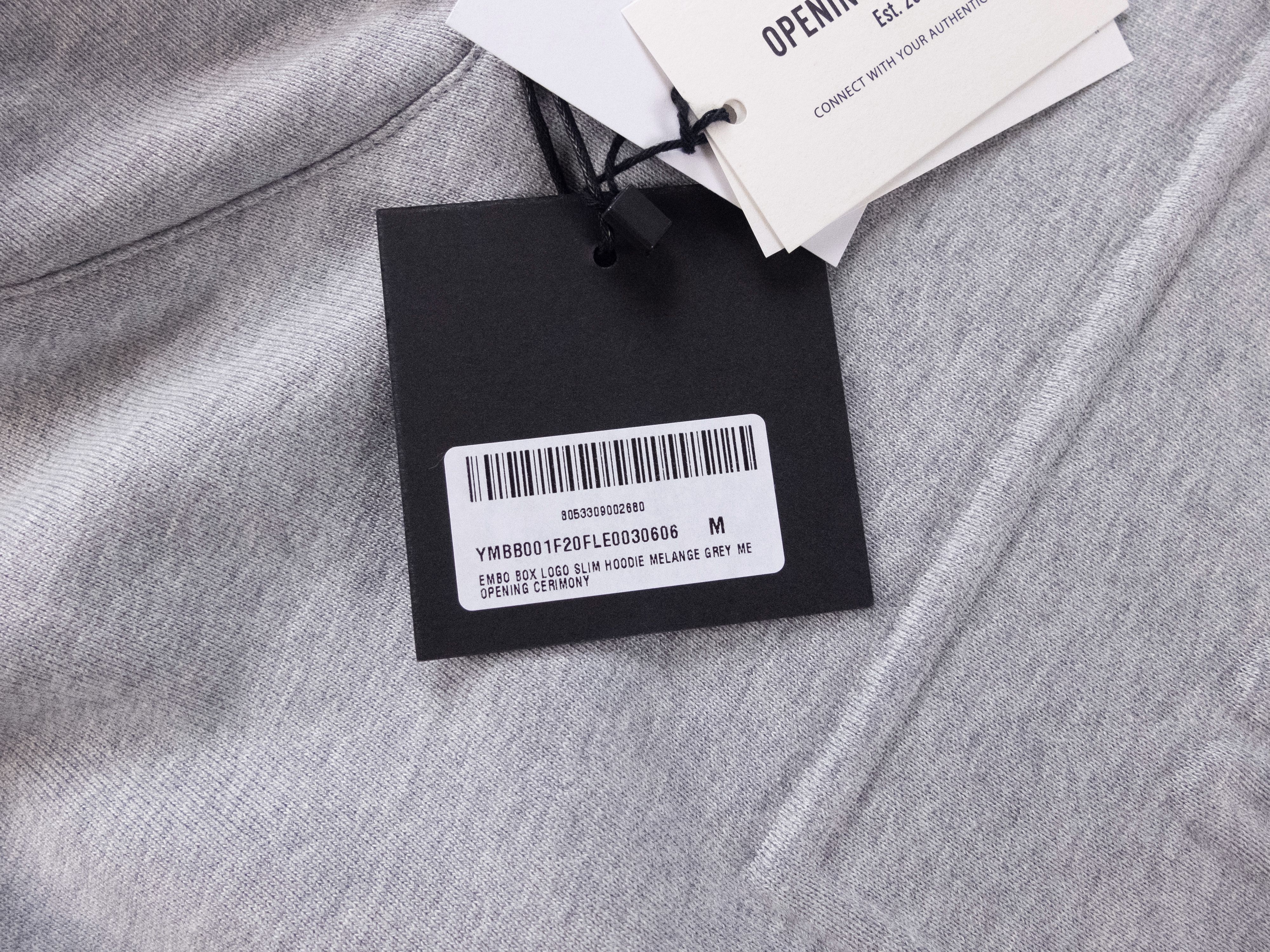 Opening Ceremony OPENING CEREMONY gray box slim sweatshirt hoodie - Medium Size US M / EU 48-50 / 2 - 7 Thumbnail