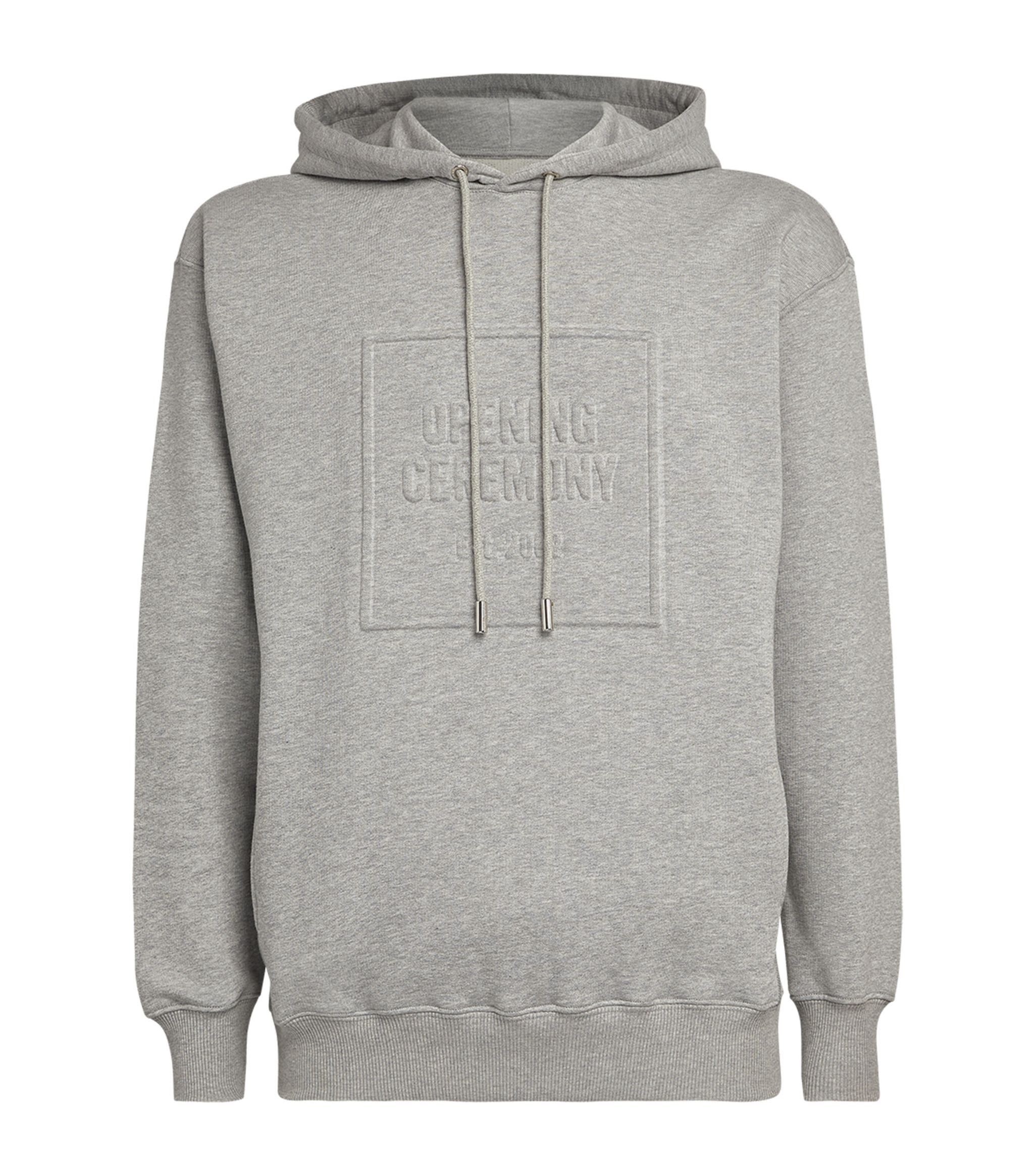 Opening Ceremony OPENING CEREMONY gray box slim sweatshirt hoodie - Medium Size US M / EU 48-50 / 2 - 2 Thumbnail