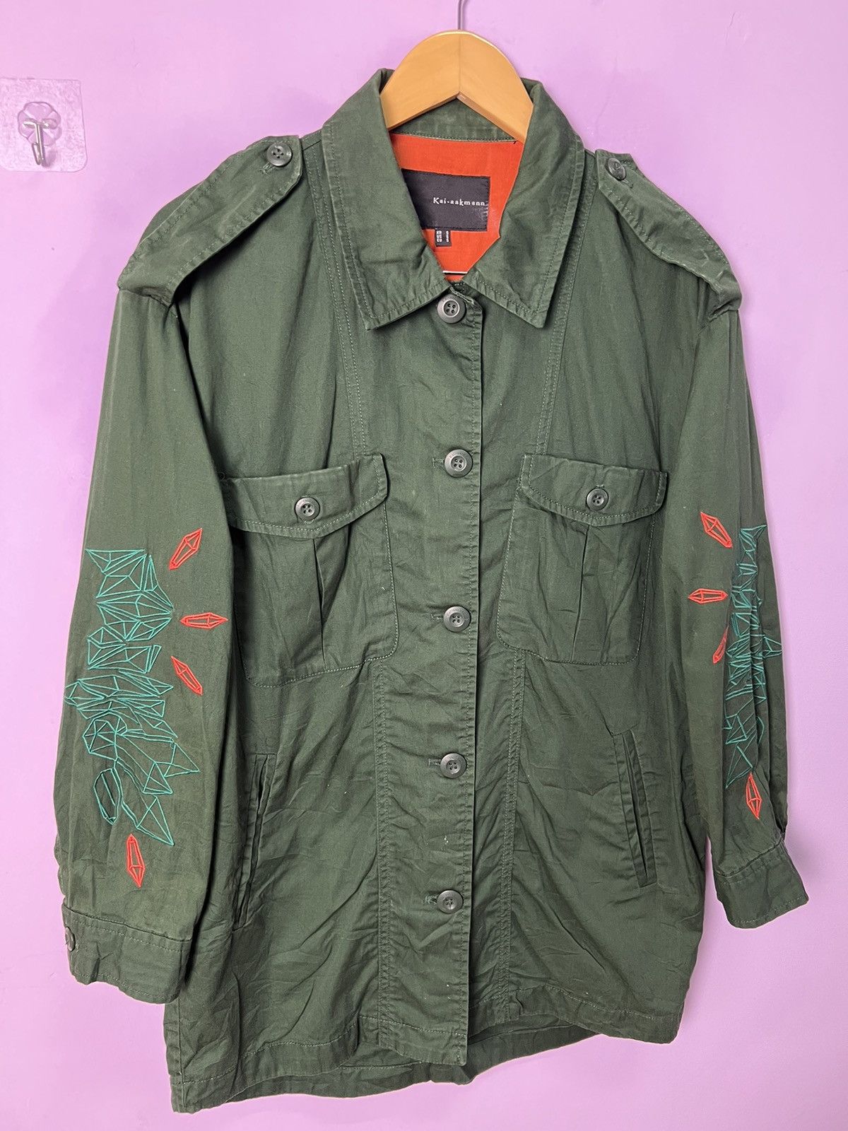 Kai Aakmann 🔥Kai Aakman Embroidery Overshirts Size US M / EU 48-50 / 2 - 6 Thumbnail