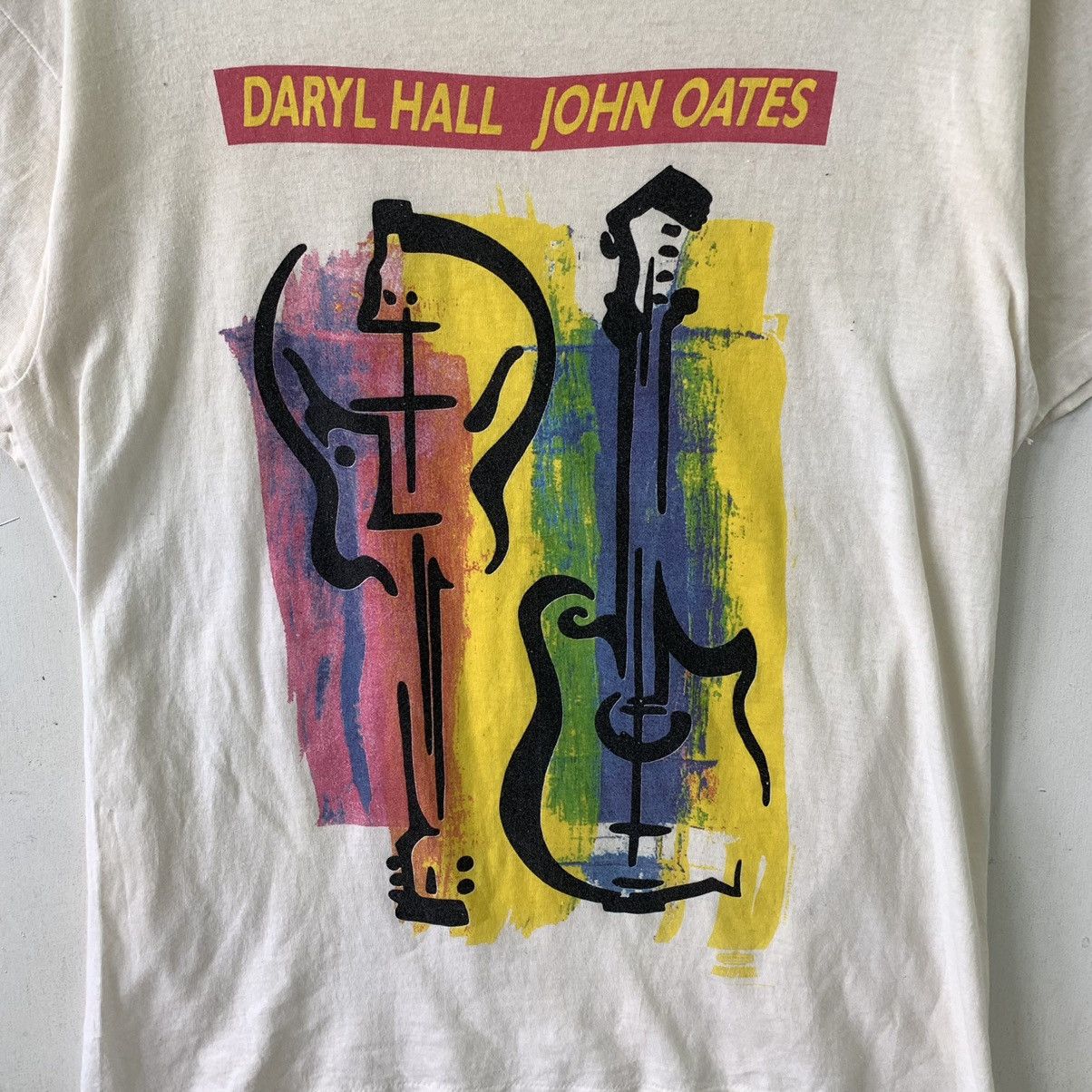 Band Tees × Vintage Vintage 80s Hall & Oates Tshirt Size US M / EU 48-50 / 2 - 2 Thumbnail