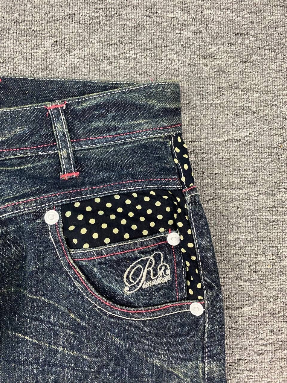 If Six Was Nine × Japanese Brand × Le Grande Bleu (L.G.B.) Vintage Rimaster Jeans Lightning Faded Wash Size US 33 - 7 Thumbnail
