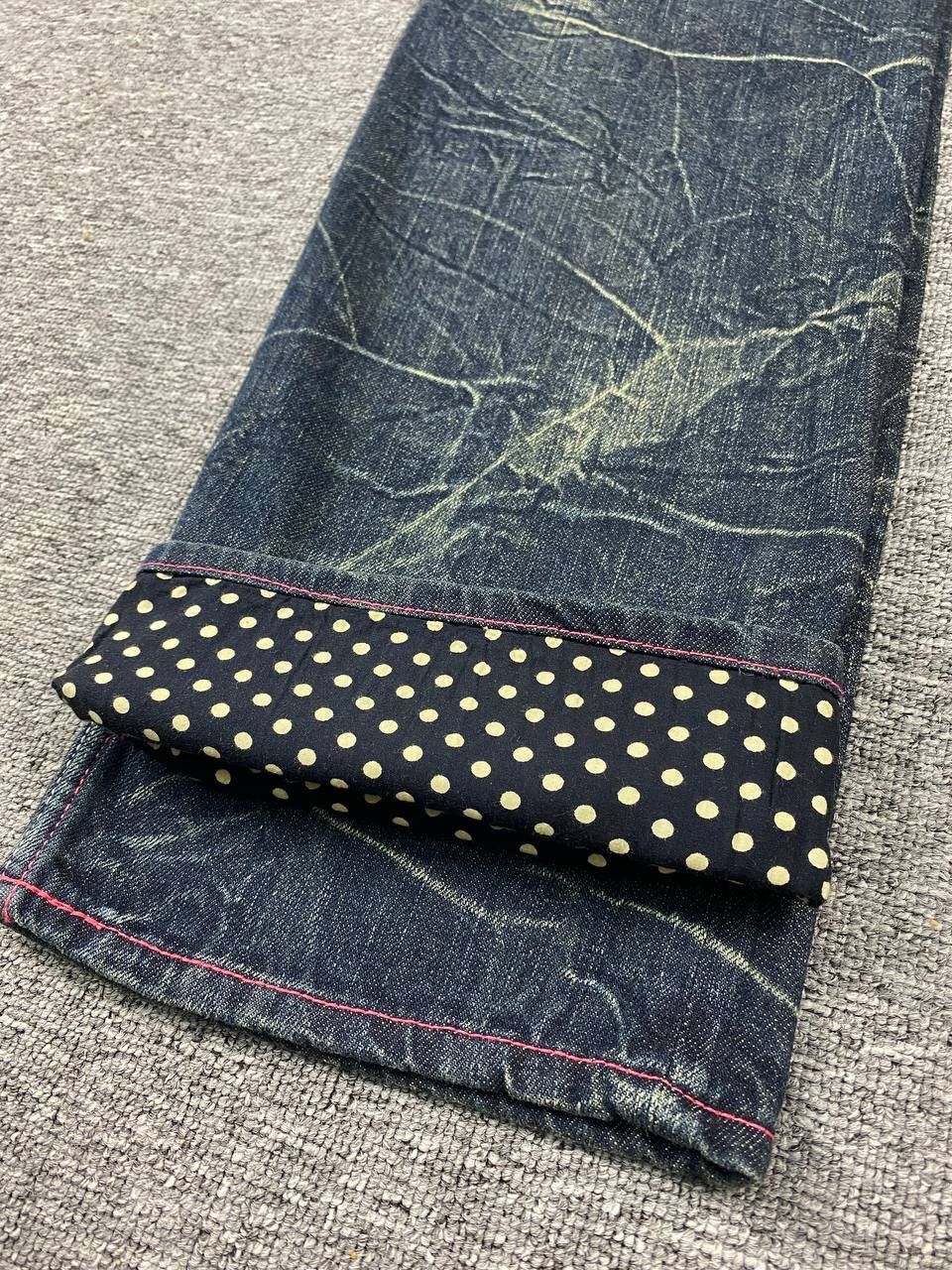 If Six Was Nine × Japanese Brand × Le Grande Bleu (L.G.B.) Vintage Rimaster Jeans Lightning Faded Wash Size US 33 - 3 Thumbnail