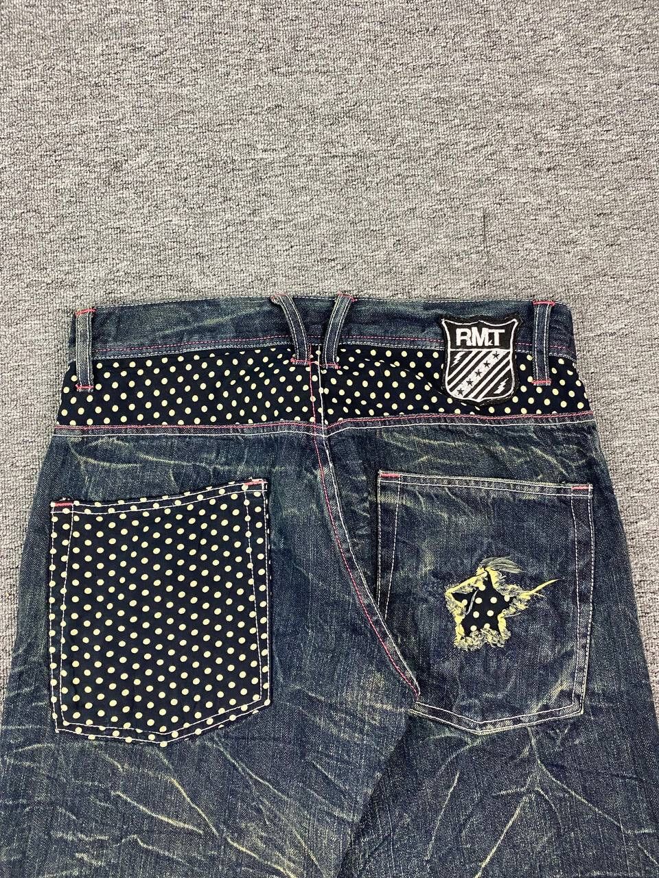 If Six Was Nine × Japanese Brand × Le Grande Bleu (L.G.B.) Vintage Rimaster Jeans Lightning Faded Wash Size US 33 - 10 Thumbnail