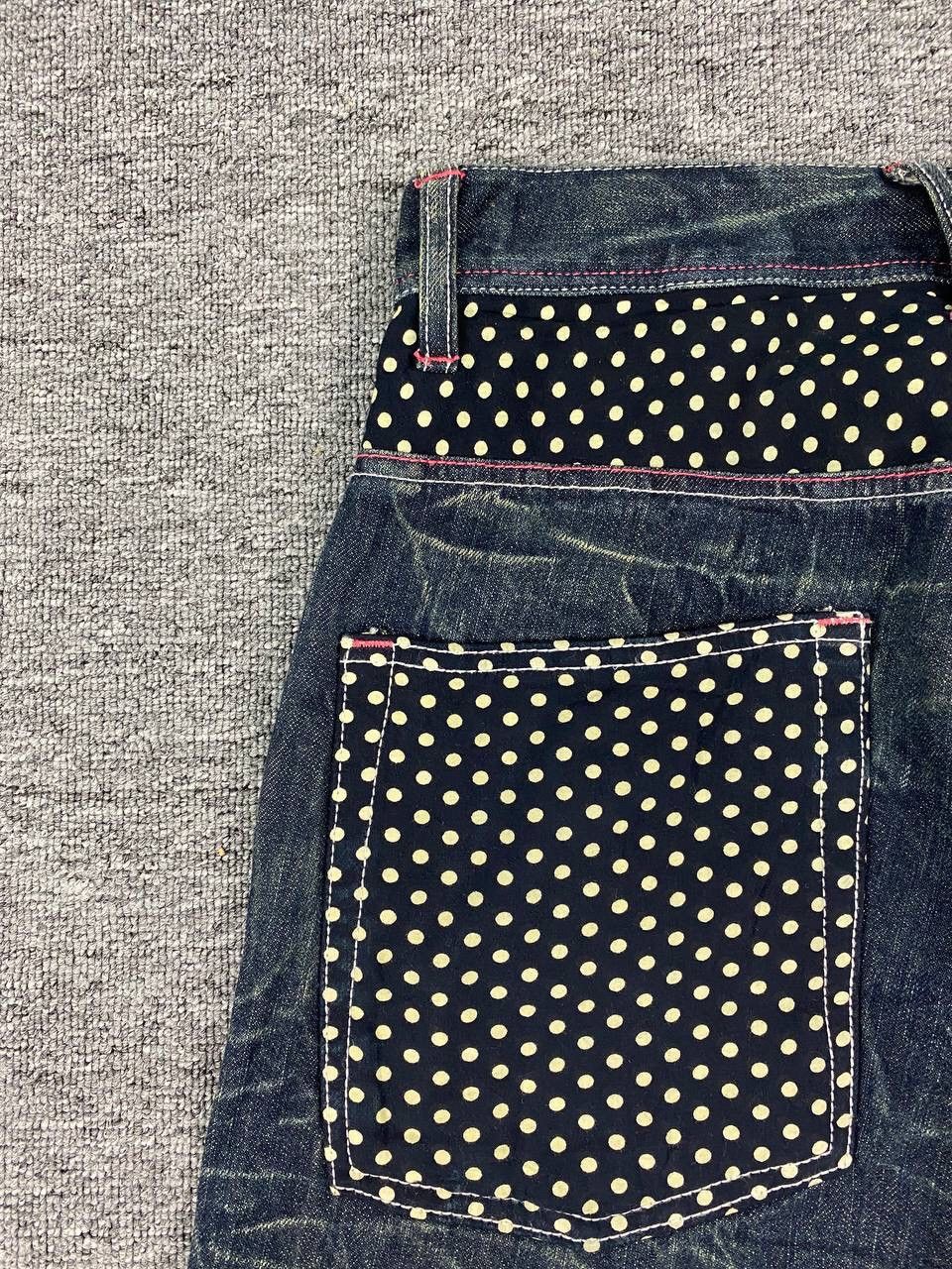 If Six Was Nine × Japanese Brand × Le Grande Bleu (L.G.B.) Vintage Rimaster Jeans Lightning Faded Wash Size US 33 - 11 Thumbnail