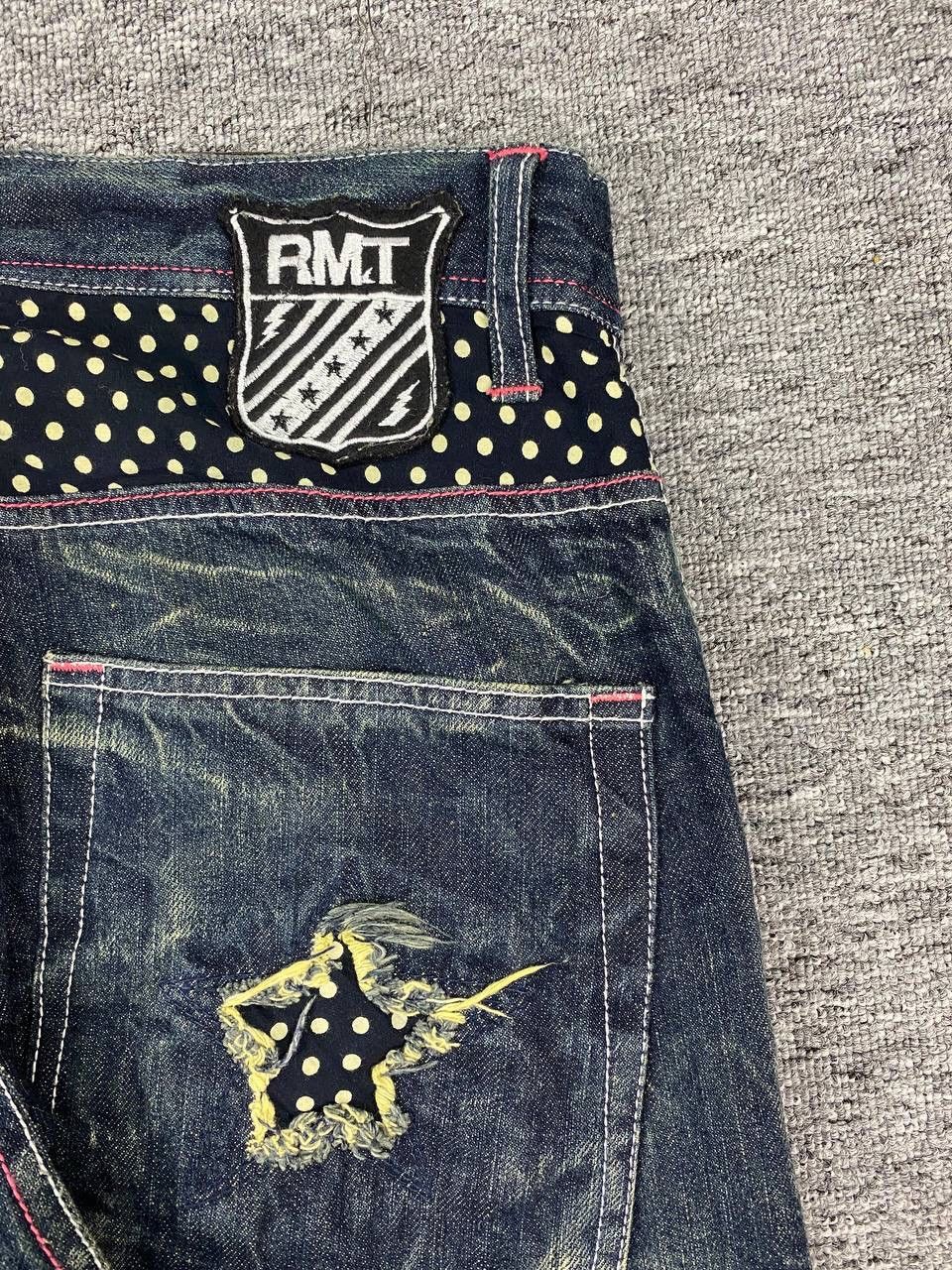 If Six Was Nine × Japanese Brand × Le Grande Bleu (L.G.B.) Vintage Rimaster Jeans Lightning Faded Wash Size US 33 - 12 Thumbnail