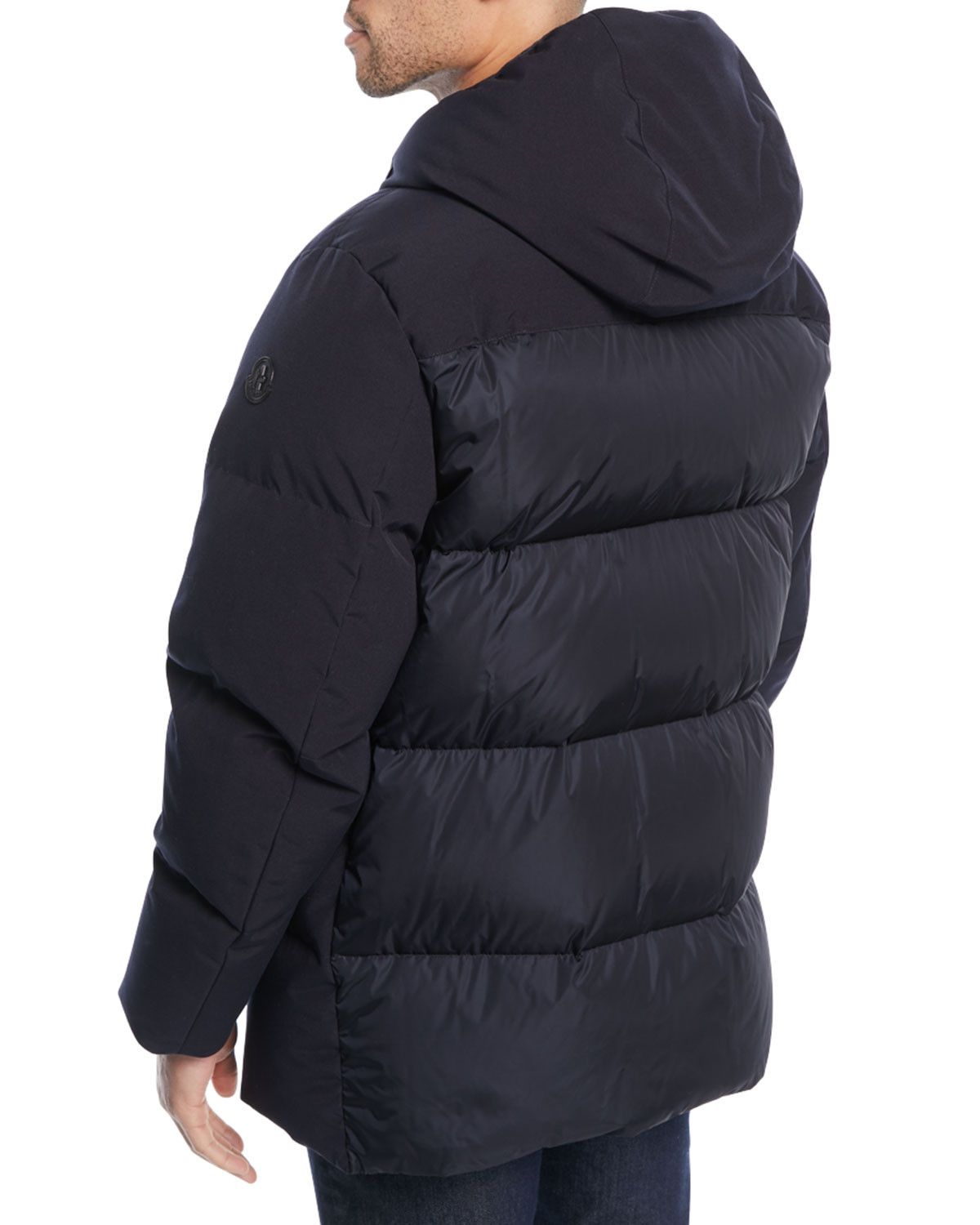 Moncler MONCLER Montsouris navy quilted down puffer parka jacket Size US L / EU 52-54 / 3 - 3 Thumbnail