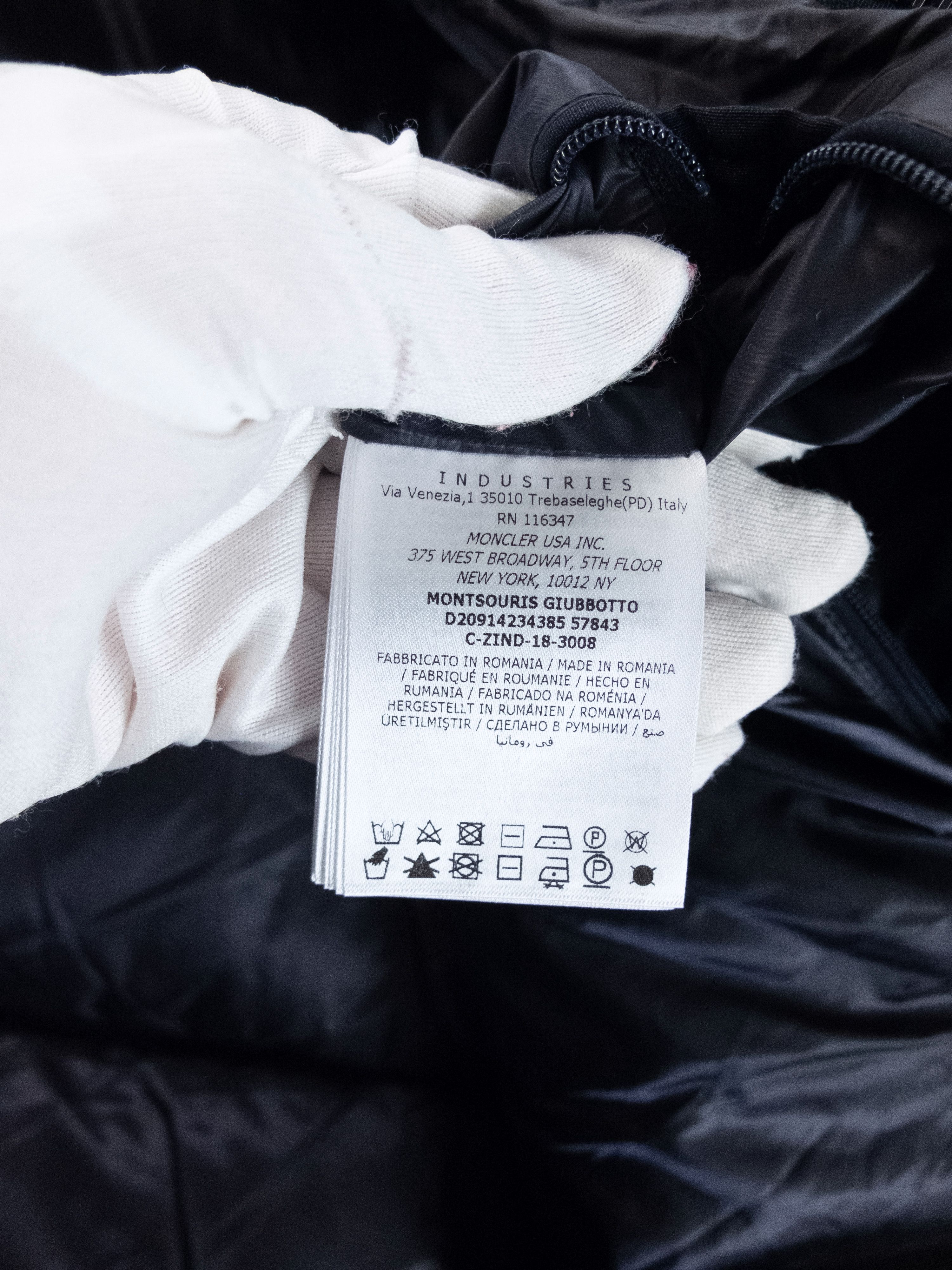 Moncler MONCLER Montsouris navy quilted down puffer parka jacket Size US L / EU 52-54 / 3 - 10 Thumbnail