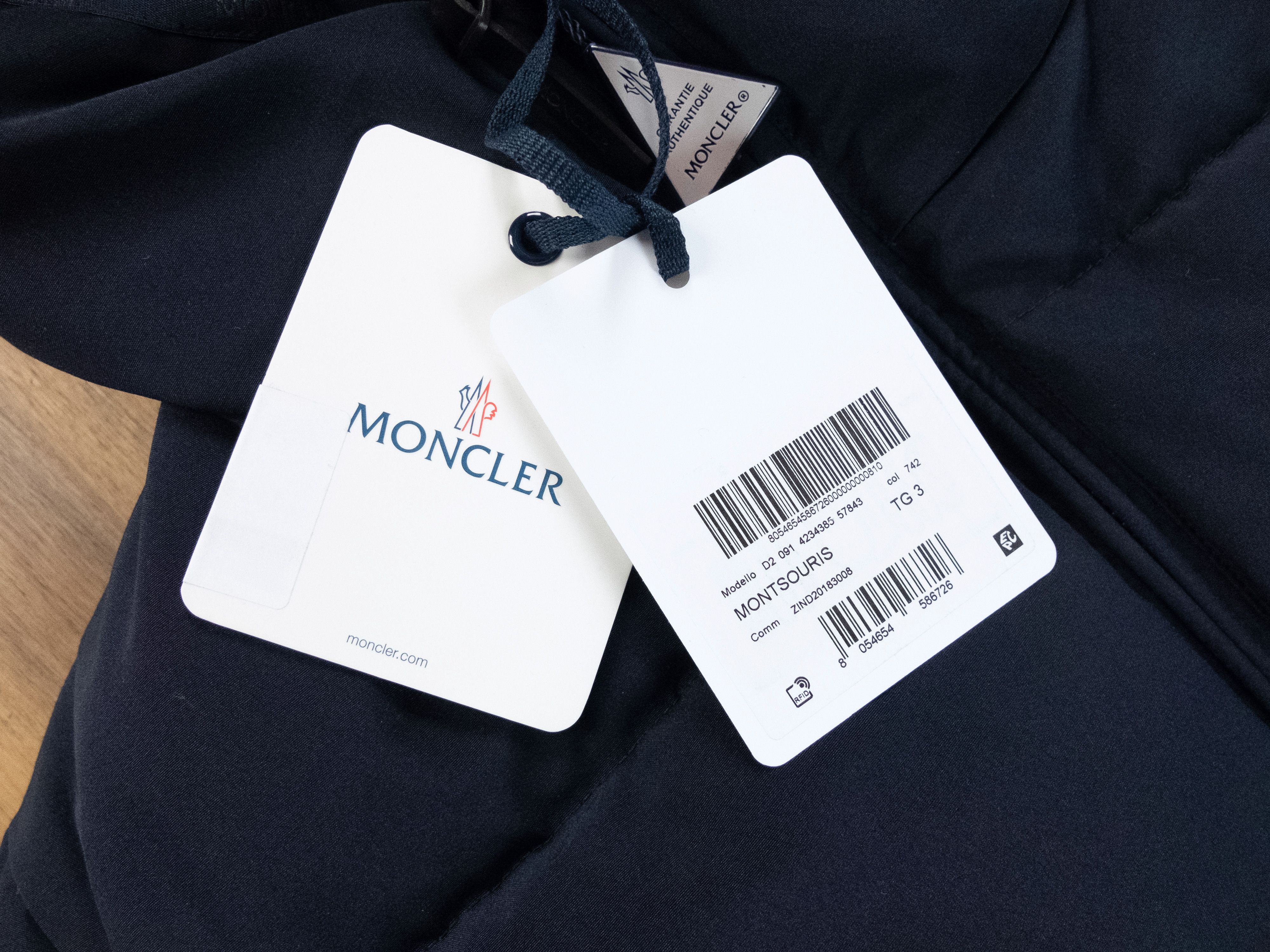 Moncler MONCLER Montsouris navy quilted down puffer parka jacket Size US L / EU 52-54 / 3 - 4 Thumbnail