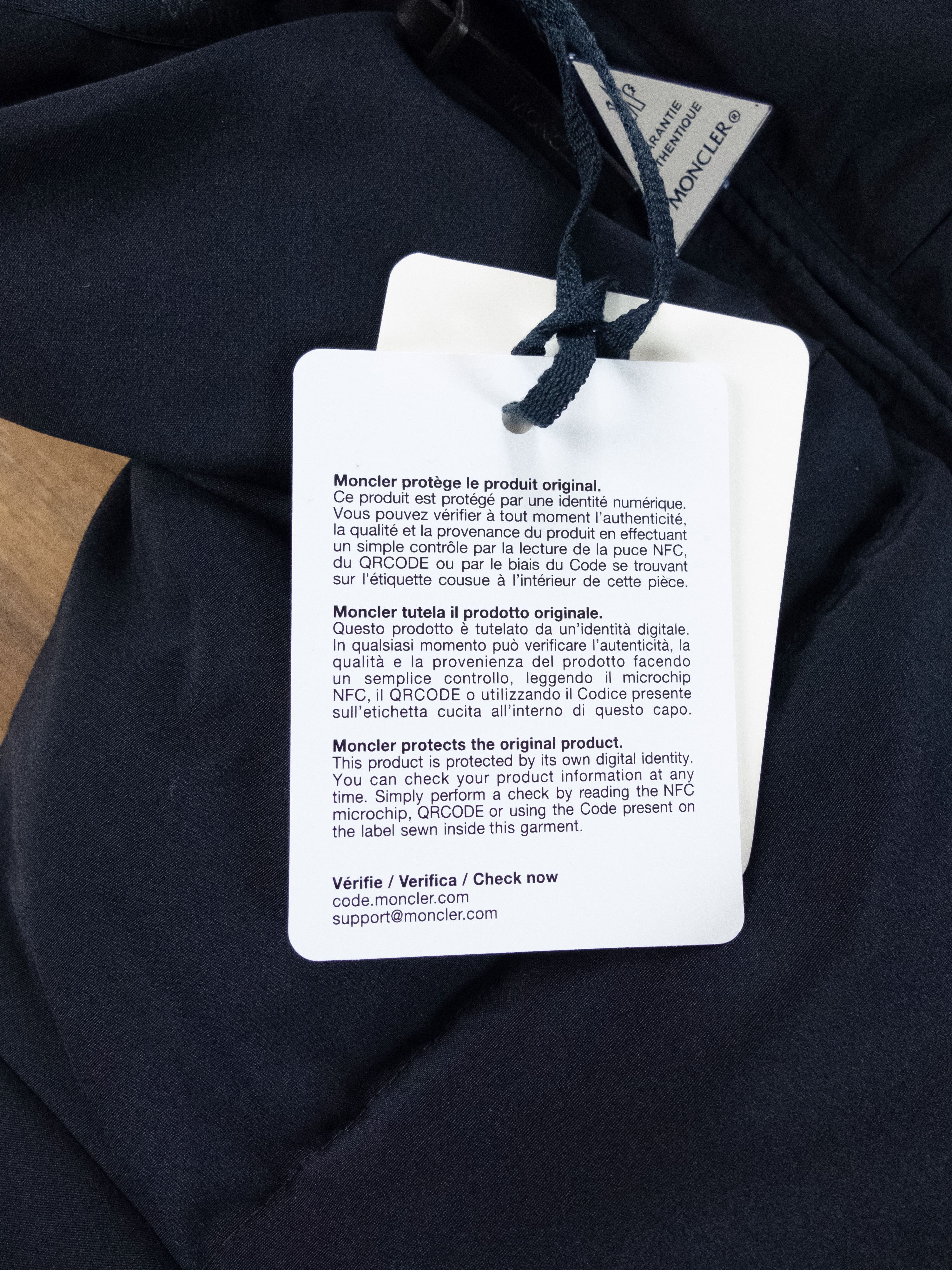 Moncler MONCLER Montsouris navy quilted down puffer parka jacket Size US L / EU 52-54 / 3 - 5 Thumbnail