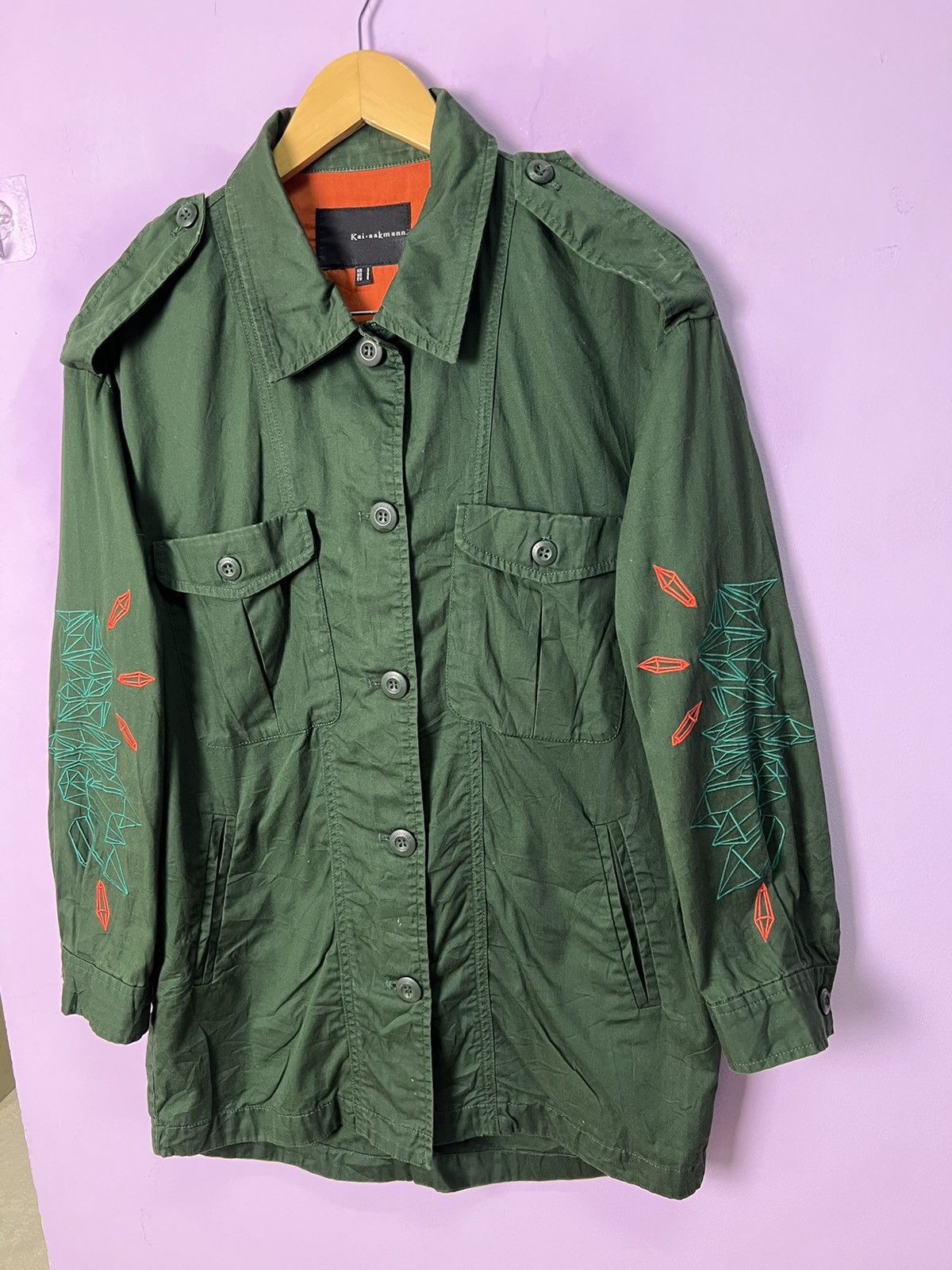 Kai Aakmann 🔥Kai Aakman Embroidery Overshirts Size US M / EU 48-50 / 2 - 6 Thumbnail